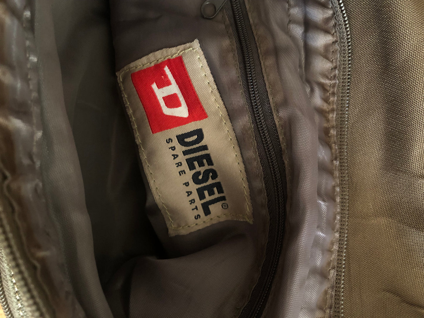 Vintage Diesel military Umhängetasche