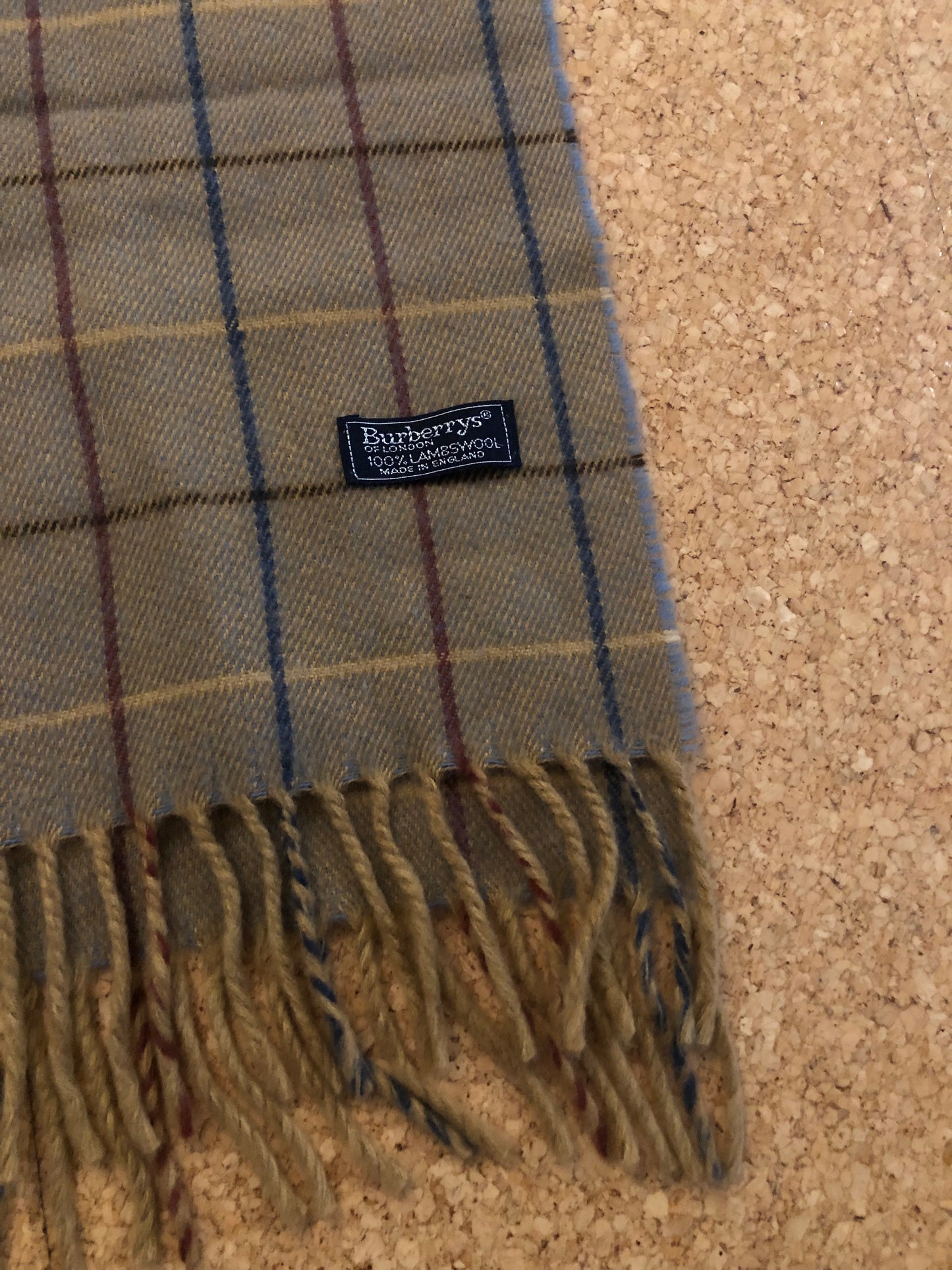 Vintage Burberry scarf beige