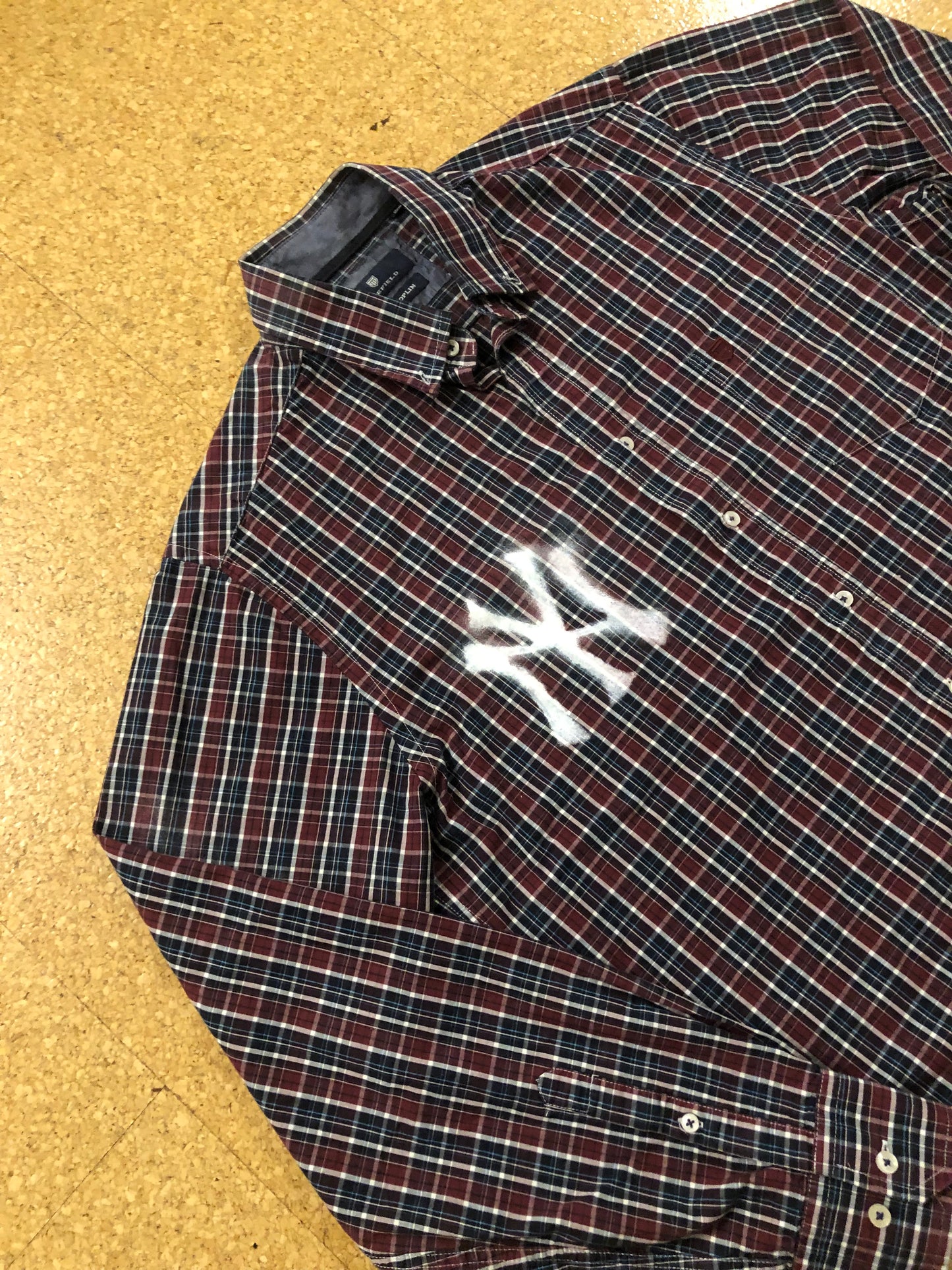 Vintage customized cropped NY Flanell Shirt (M)