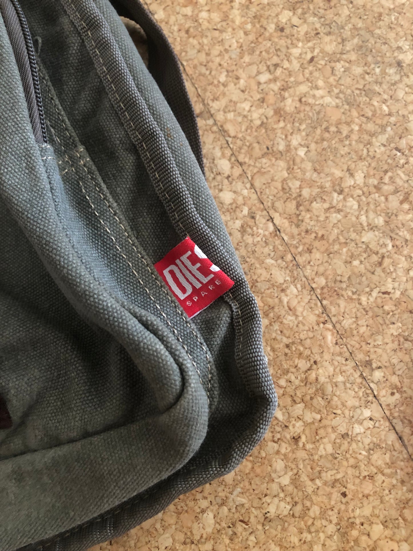 Vintage Diesel military Umhängetasche