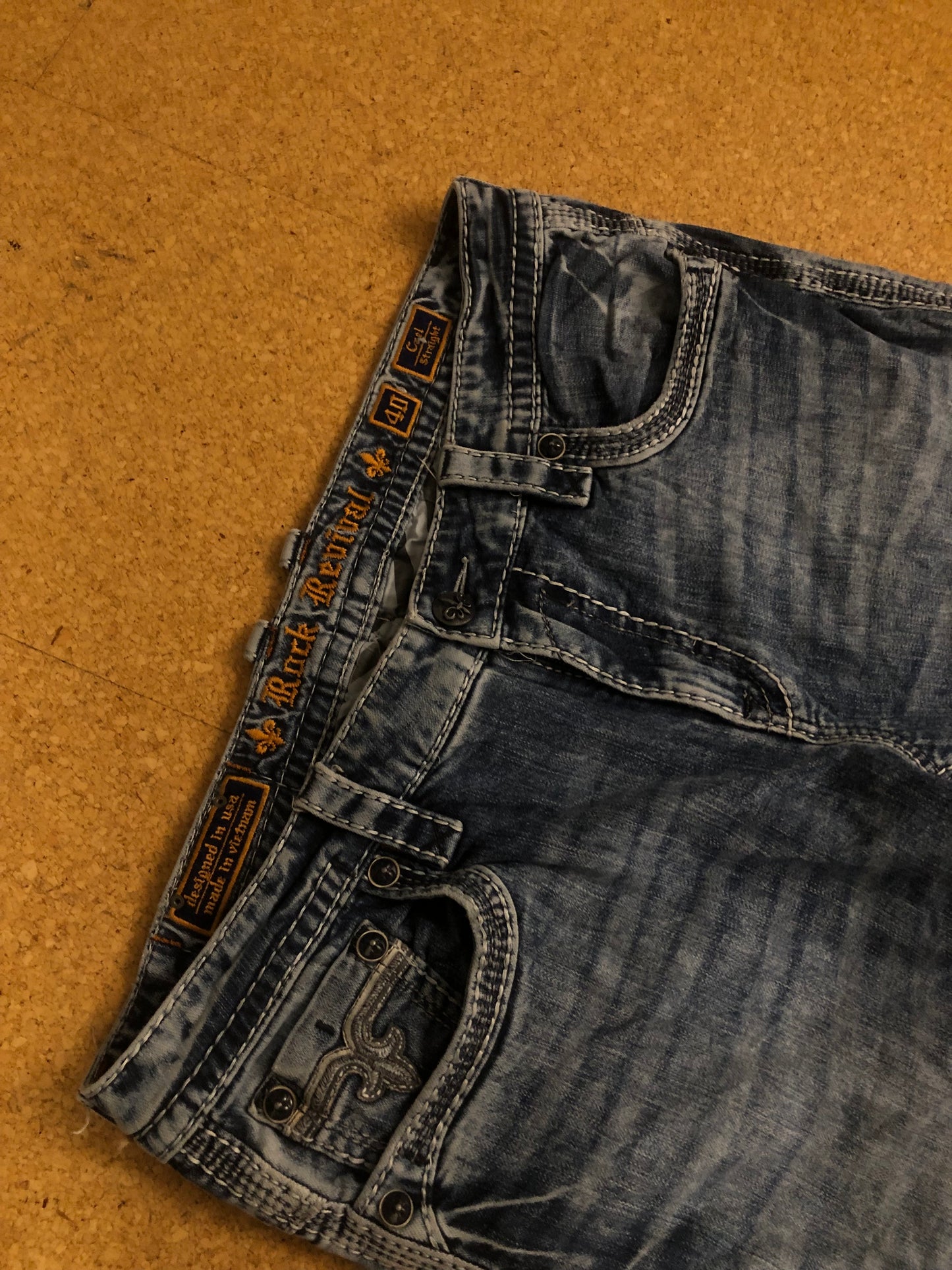 Rock revival straight jeans (W40)