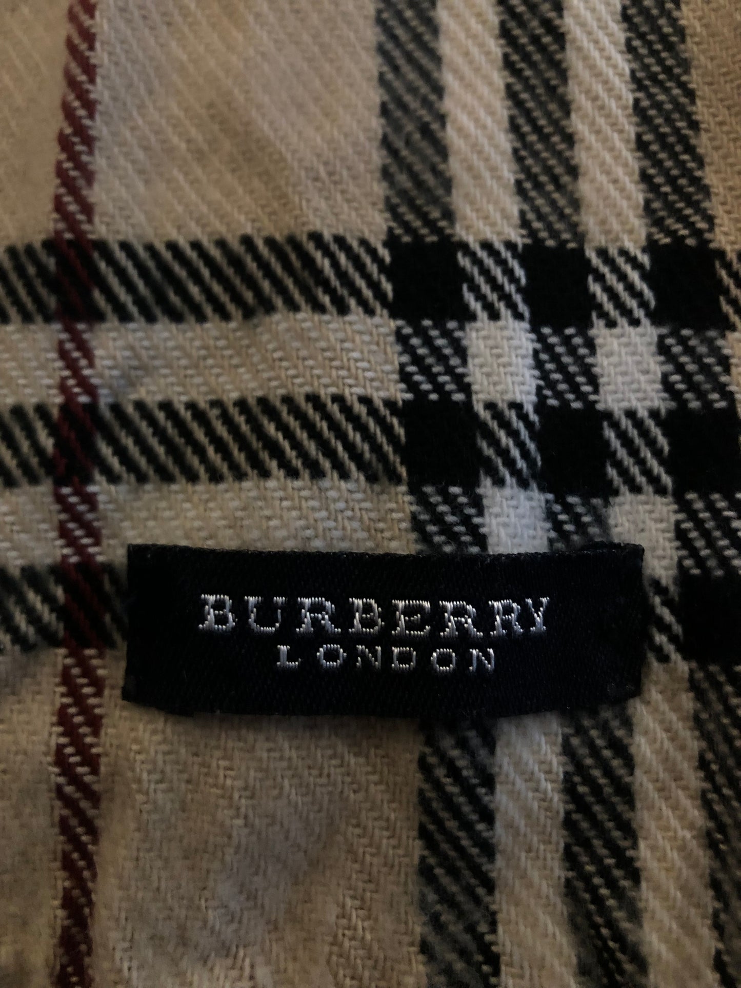 Vintage Burberry scarf beige