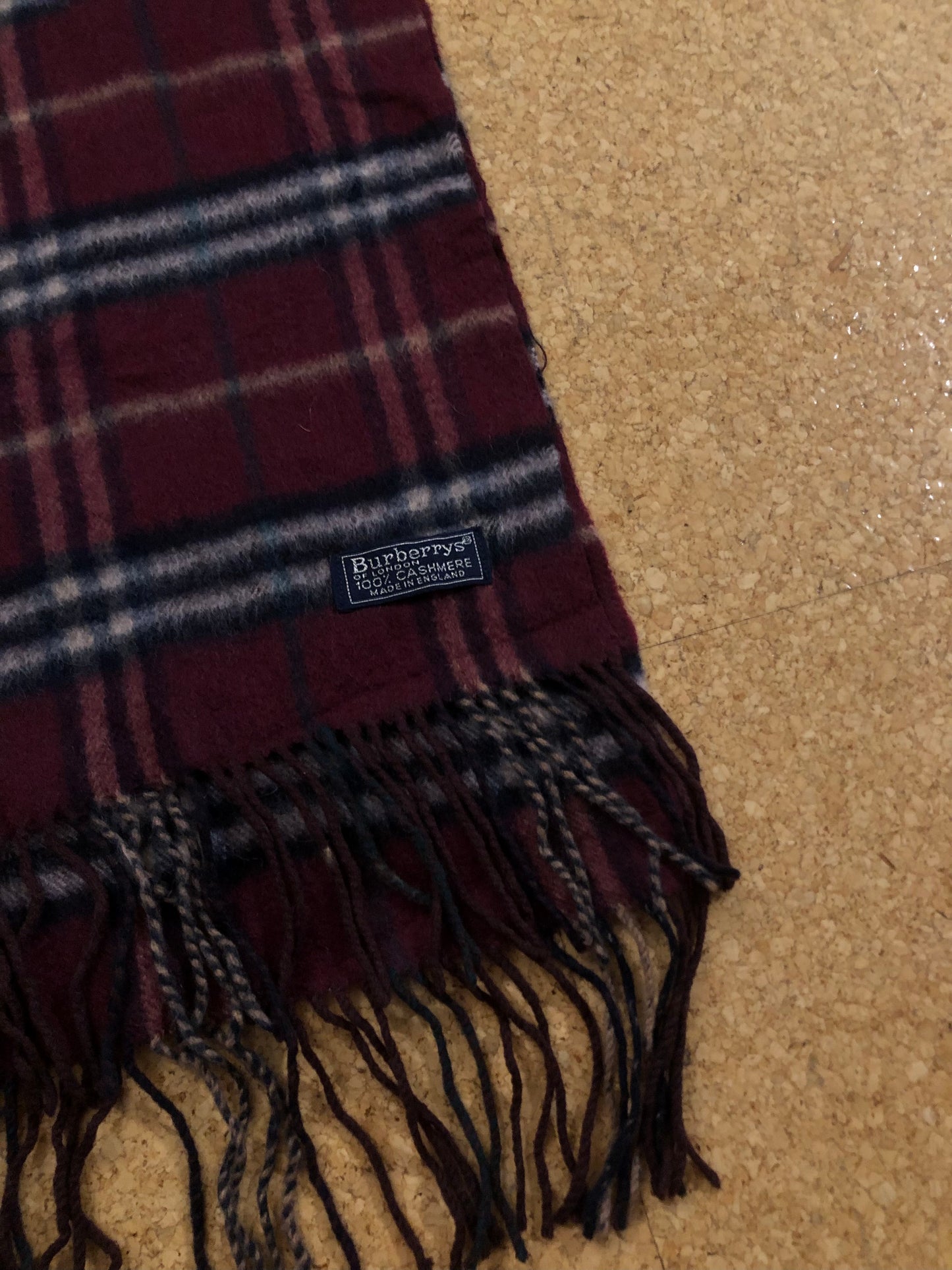 Vintage Burberry scarf