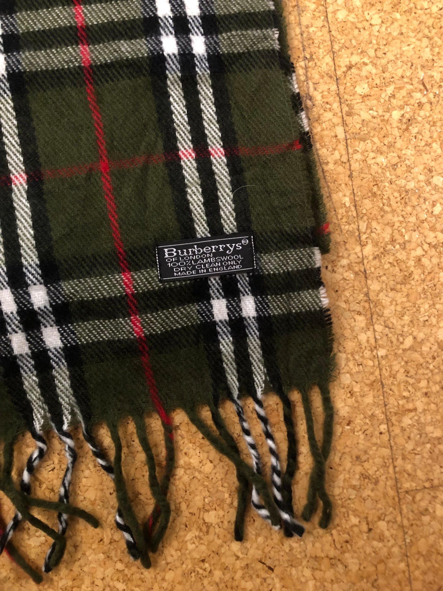 Vintage Burberry scarf
