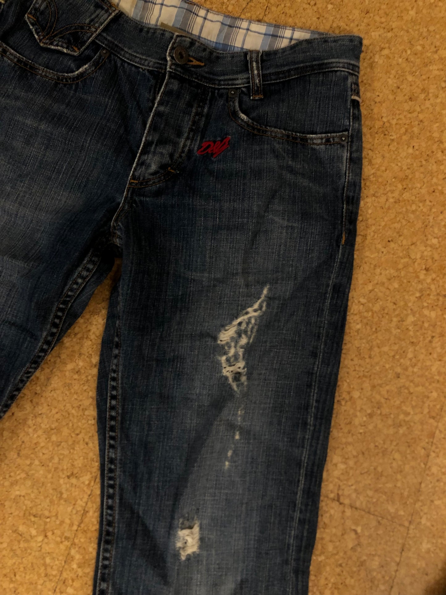 Vintage D&G distressed jeans (S/W30)