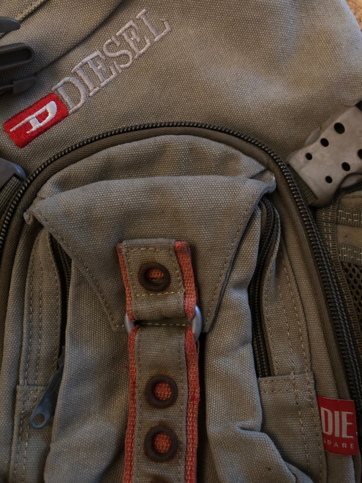 Vintage Diesel military sling bag