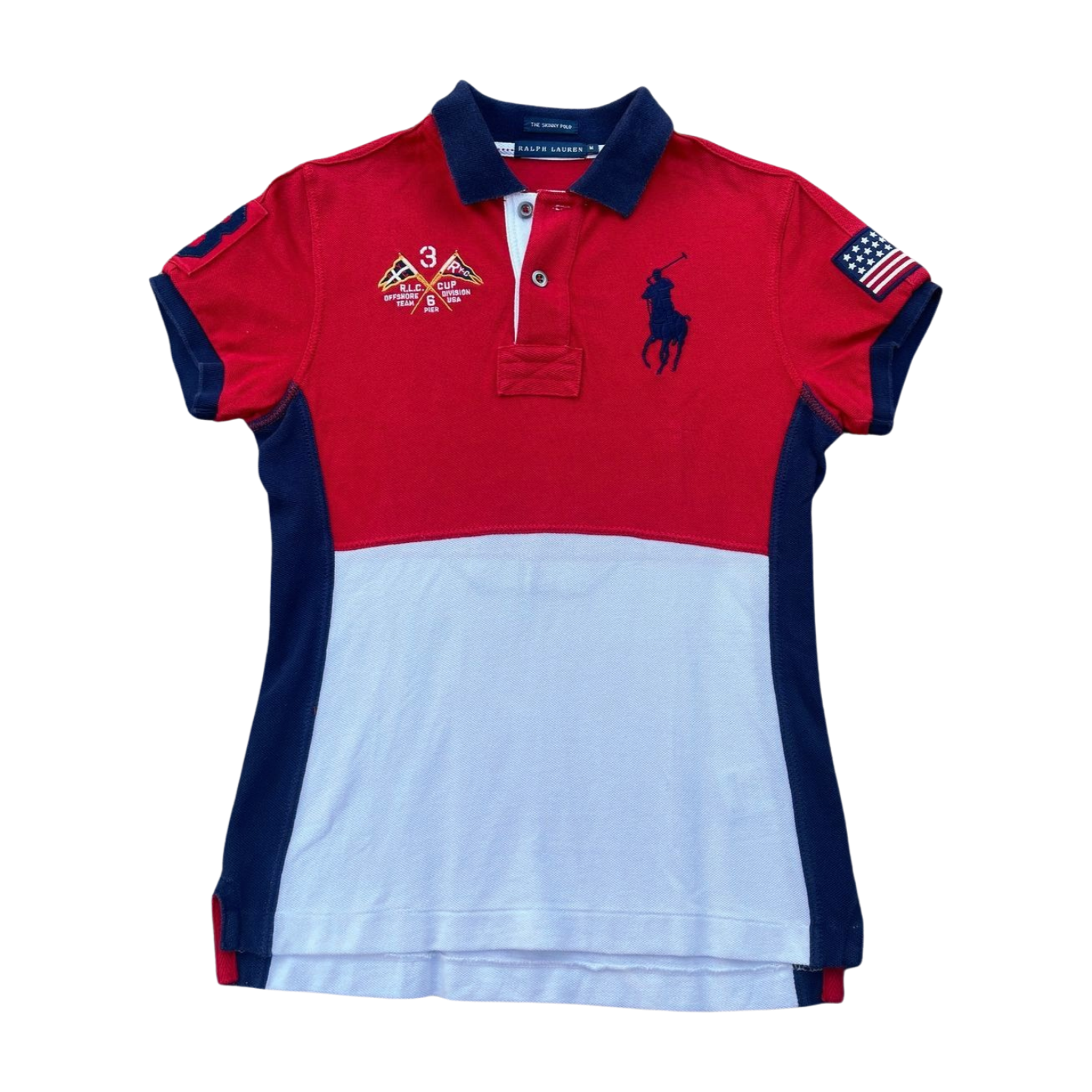 Ralph Lauren USA Big Pony Skinny Polo (M)