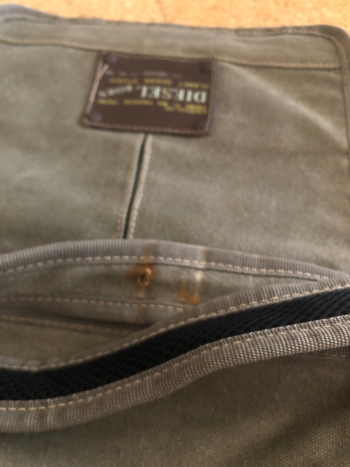 Vintage Diesel military Umhängetasche