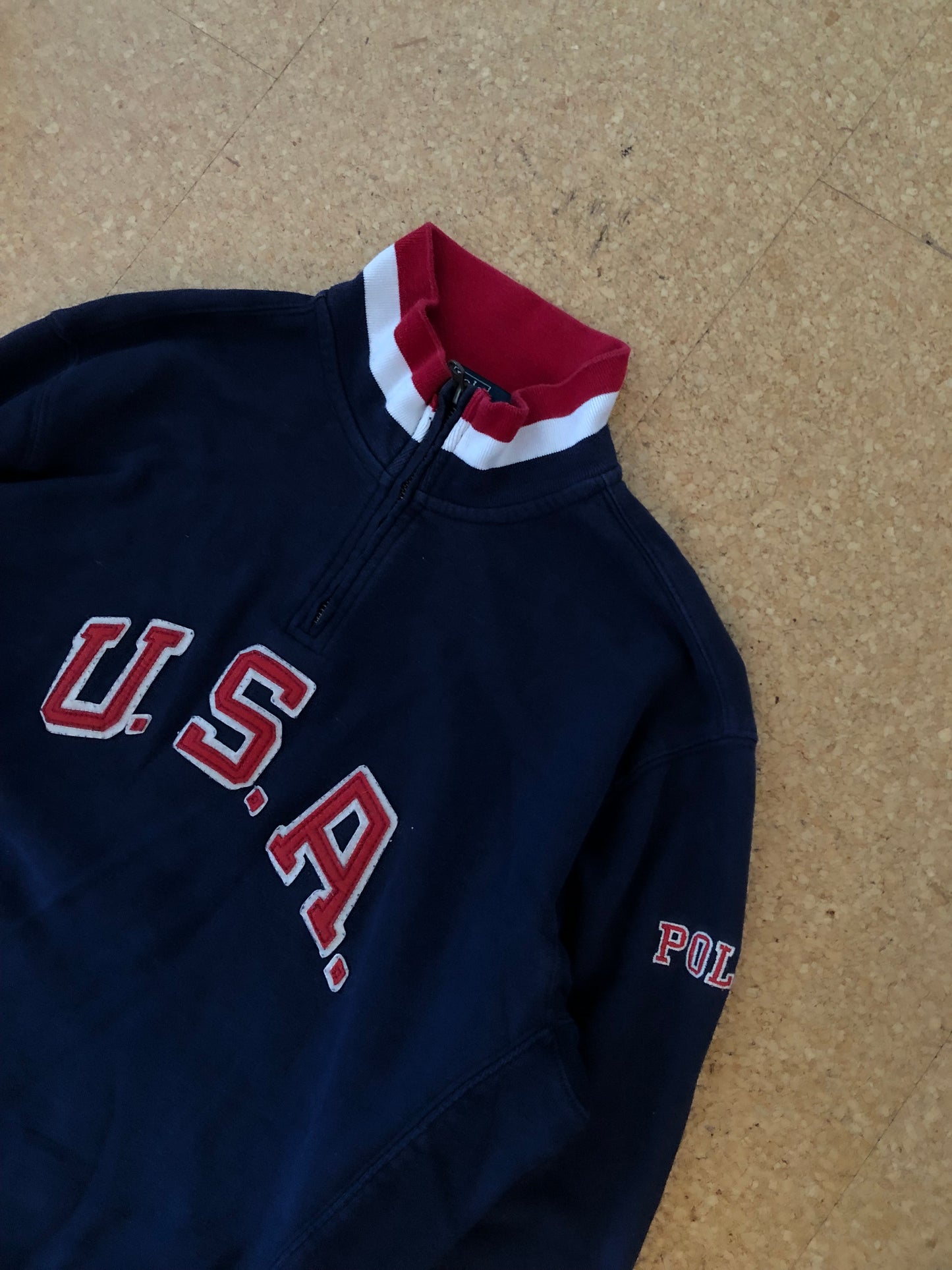 USA Polo Sport half zip Sweater (M)