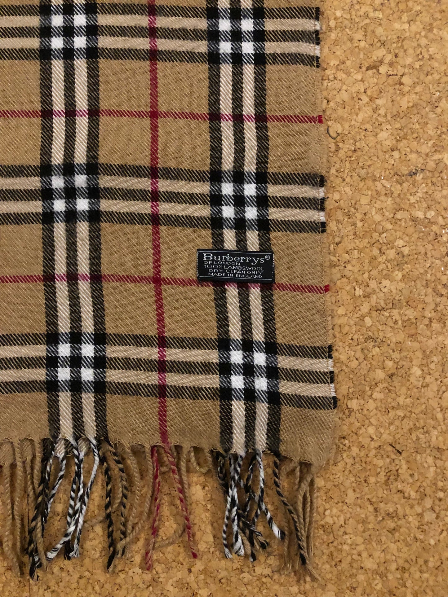 Vintage Burberry scarf