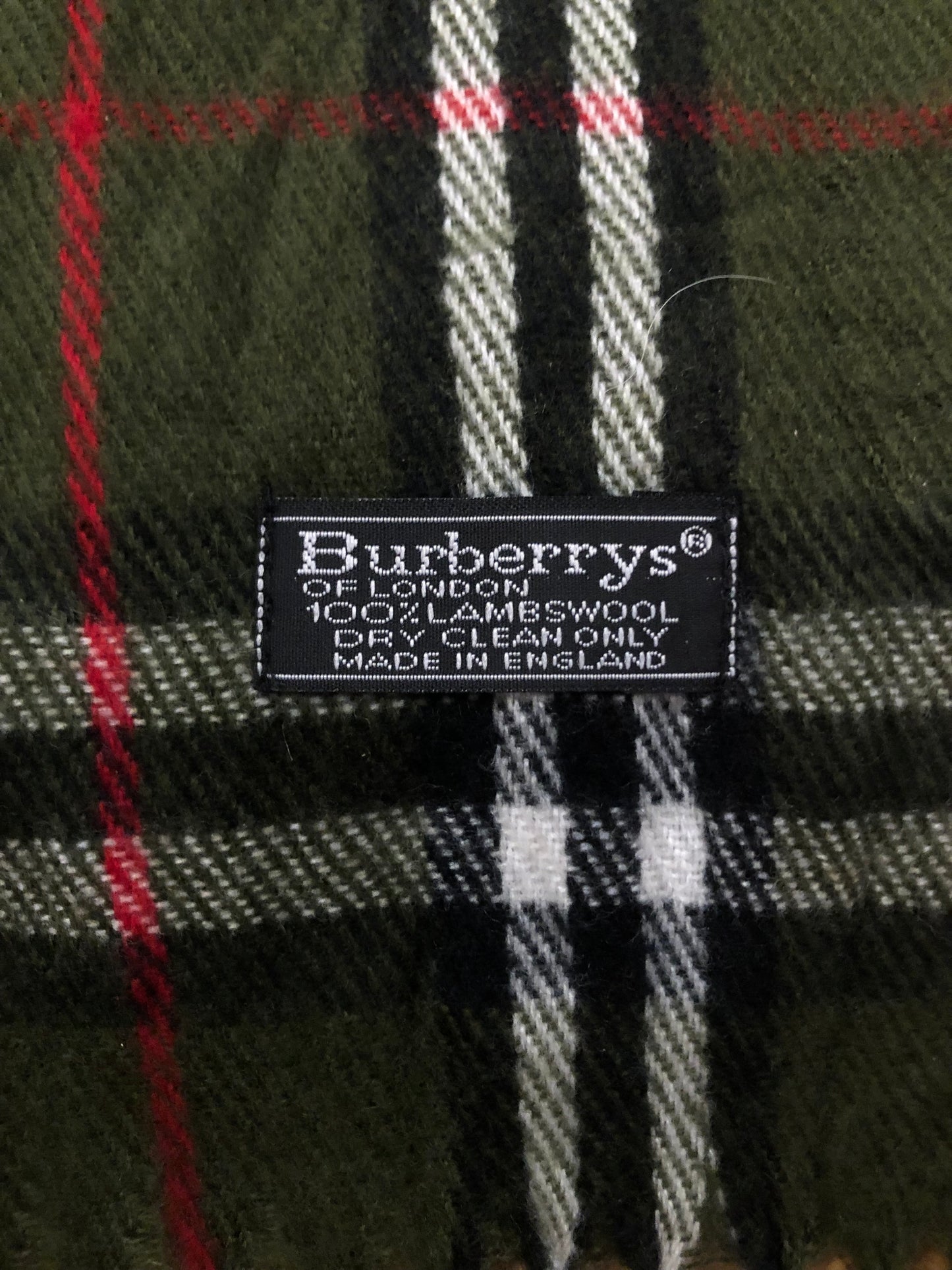 Vintage Burberry scarf