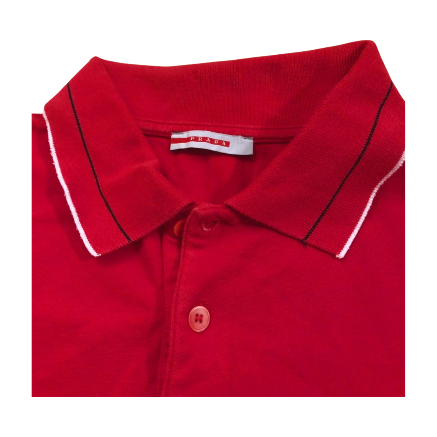 Vintage Prada linea Rossa polo shirt (M)