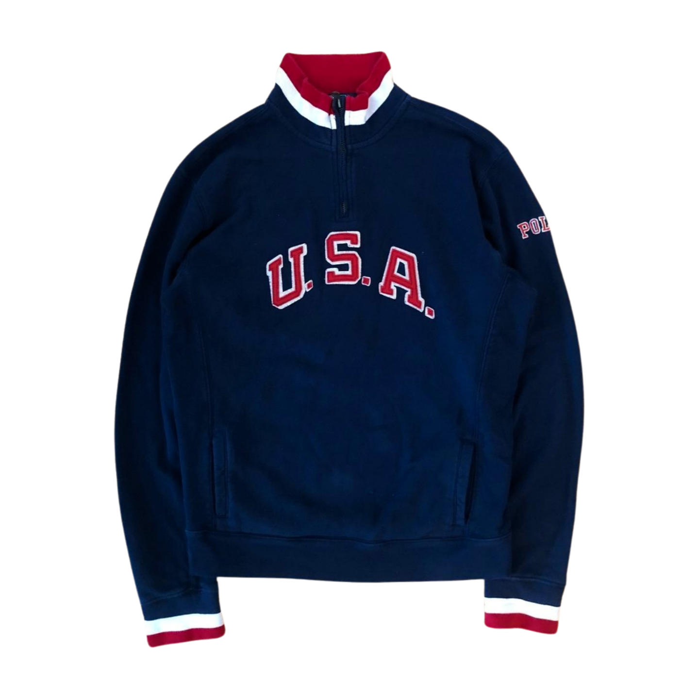 USA Polo Sport half zip Sweater (M)