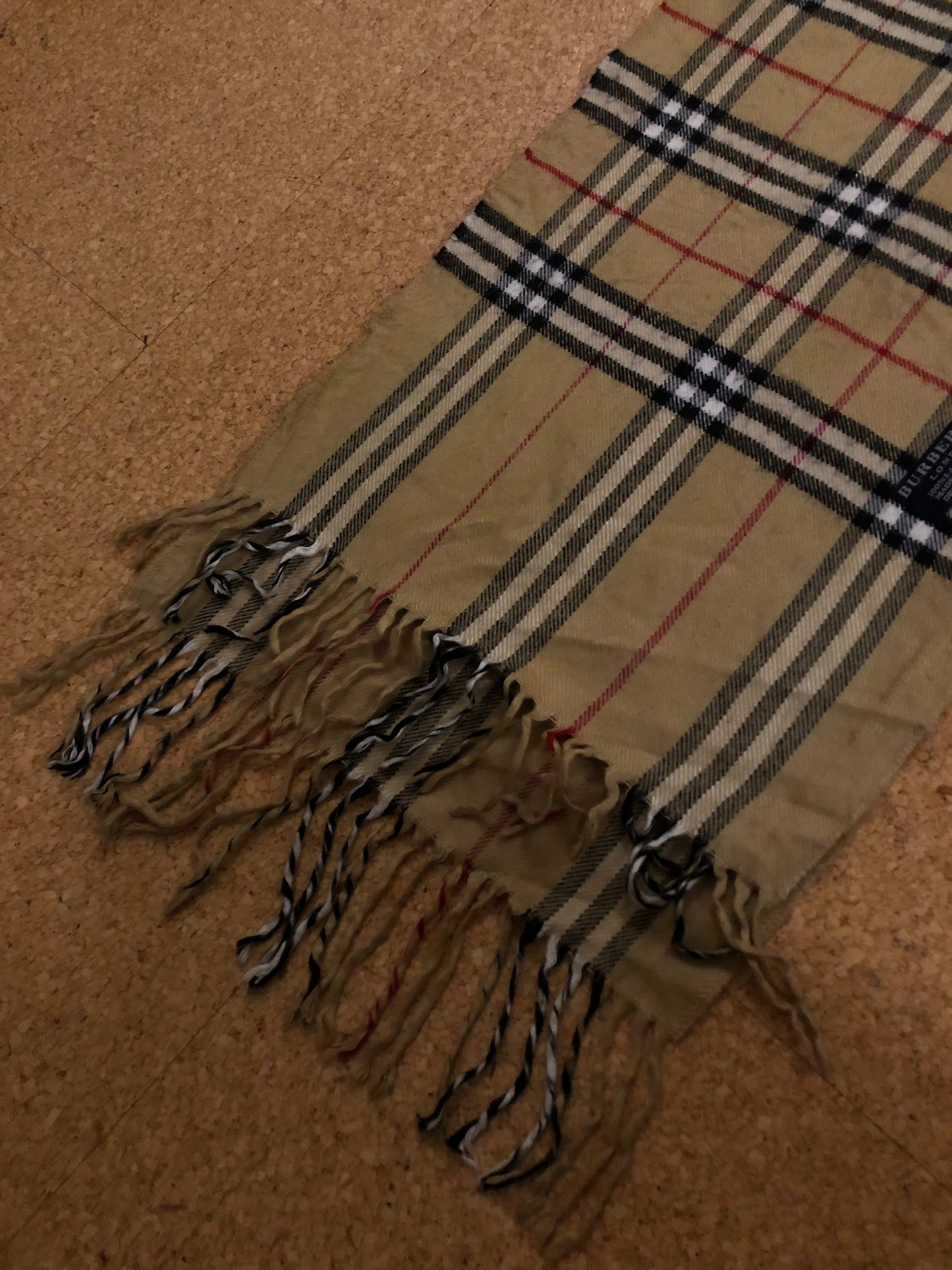 Vintage Burberry scarf