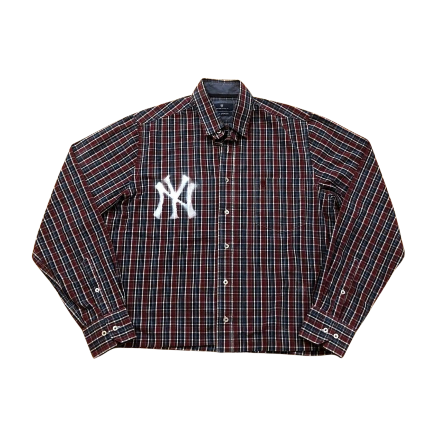Vintage customized cropped NY Flanell Shirt (M)