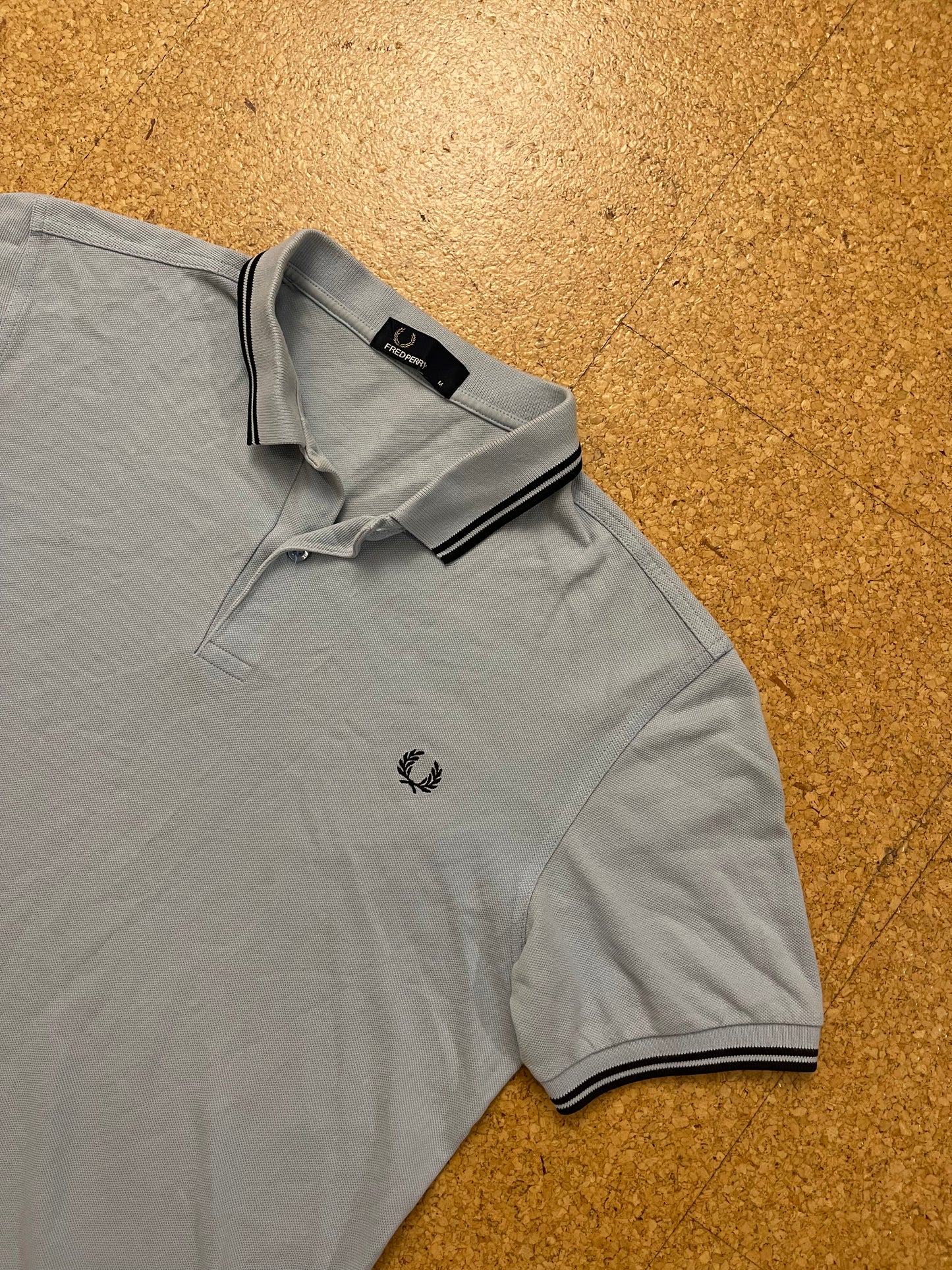 Fred Perry Polo (M) hellblau