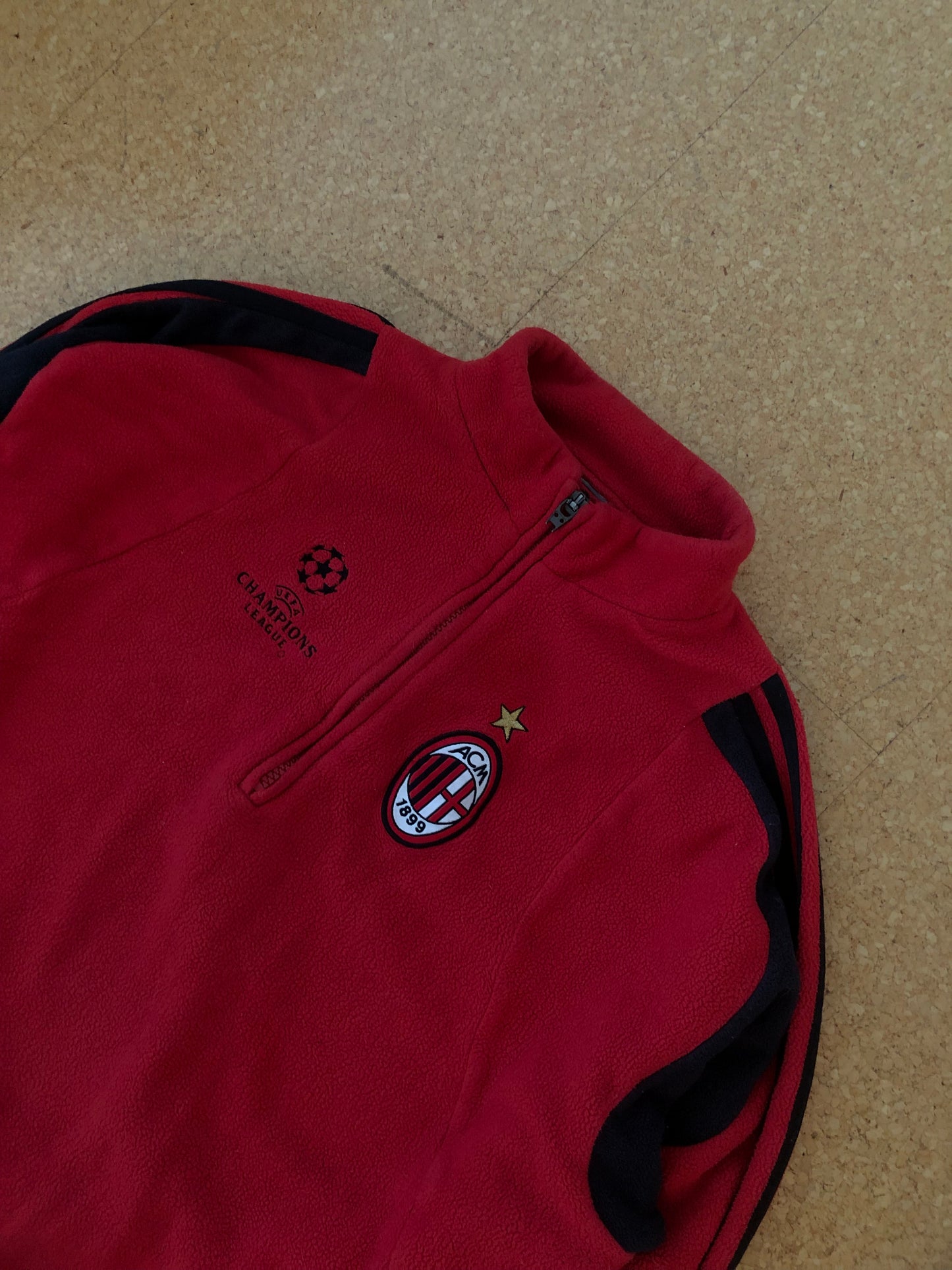 Ac-Milan half zip fleece (L)