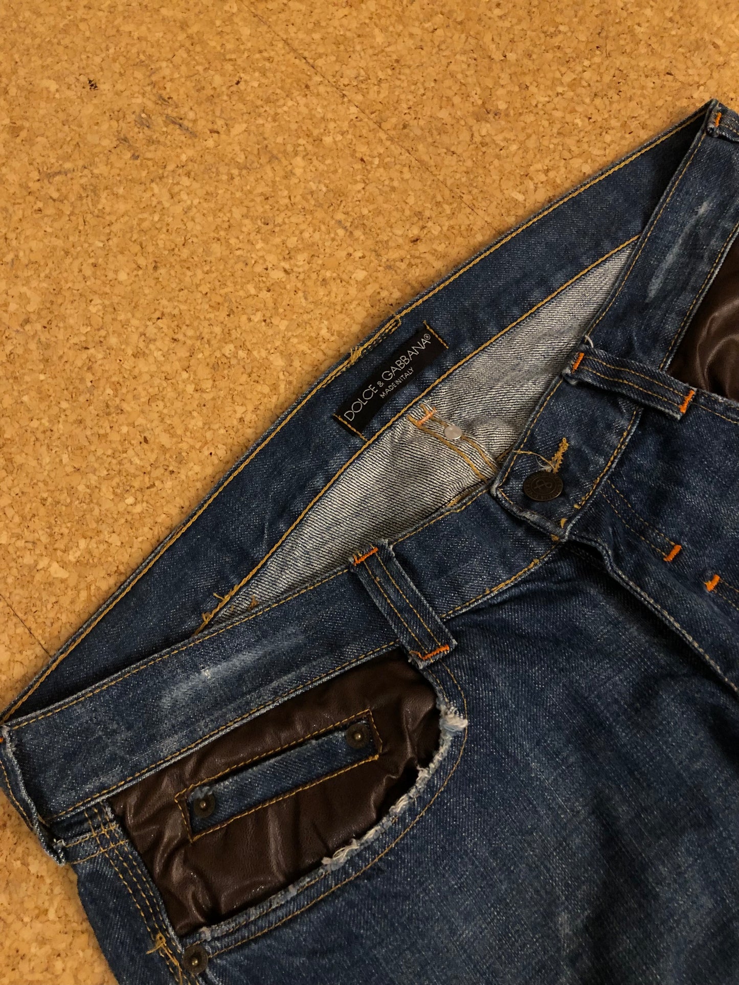 Vintage D&G straight jeans (L/ W36)