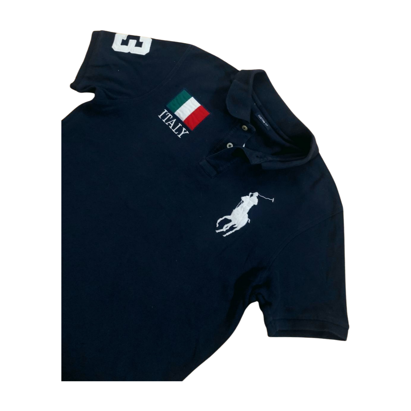 Vintage Ralph Lauren big pony Italy Polo (M)