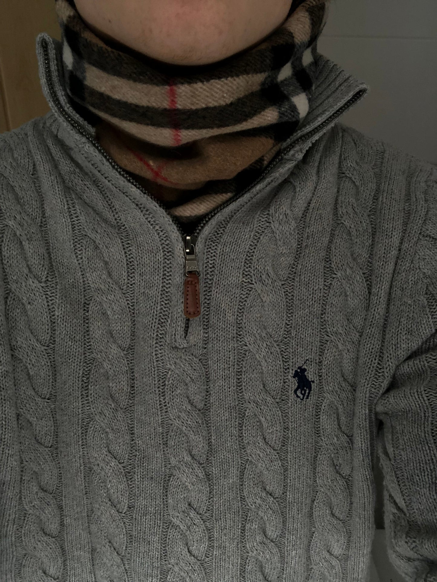 Vintage Burberry Halstuch beige