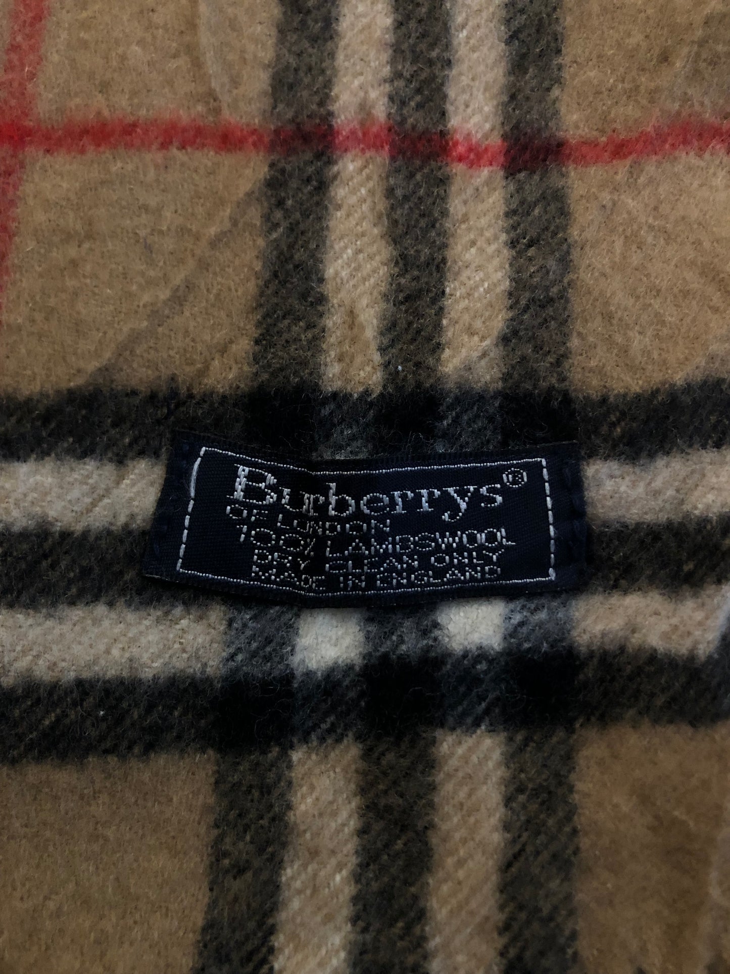 Vintage Burberry scarf beige