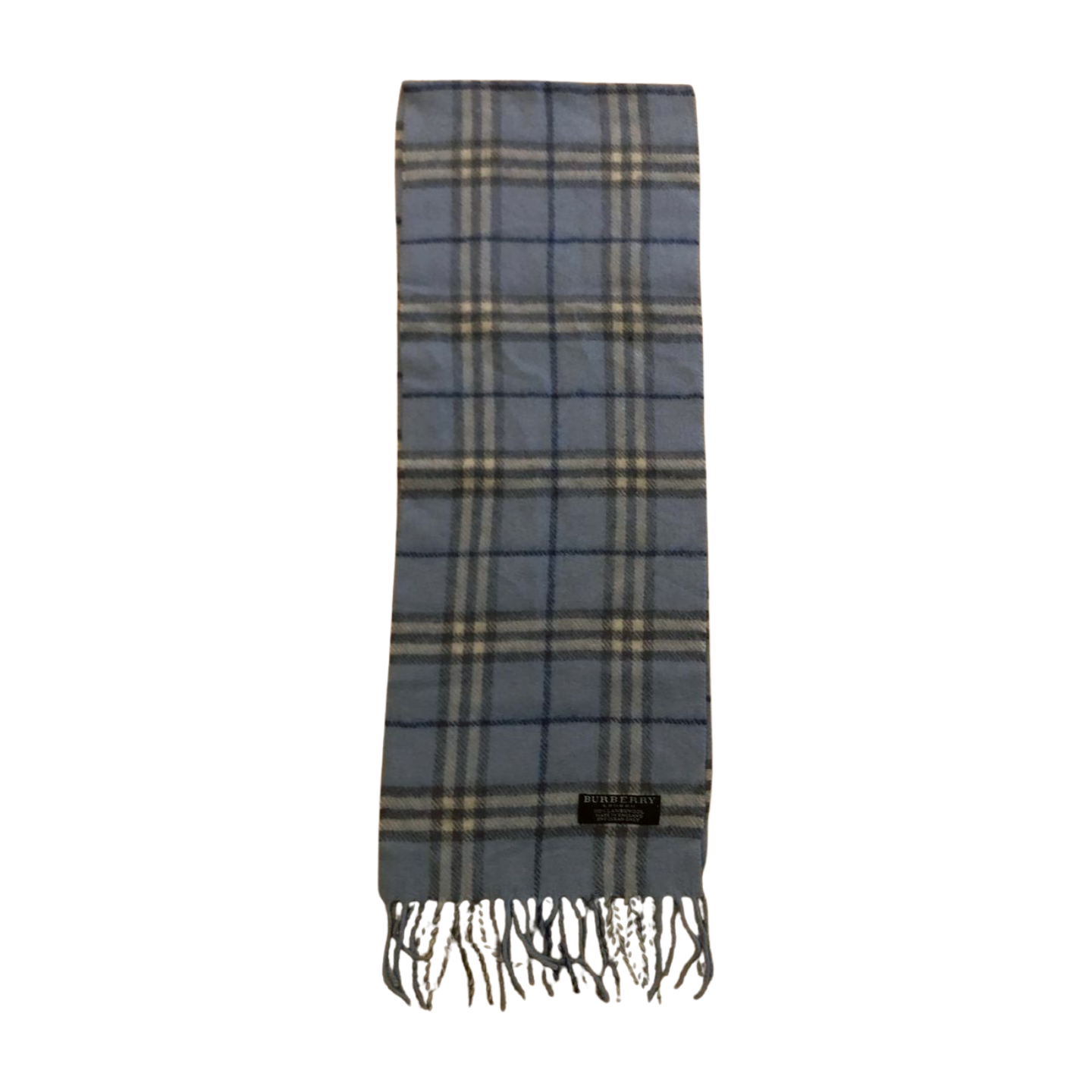 Vintage Burberry scarf light blue