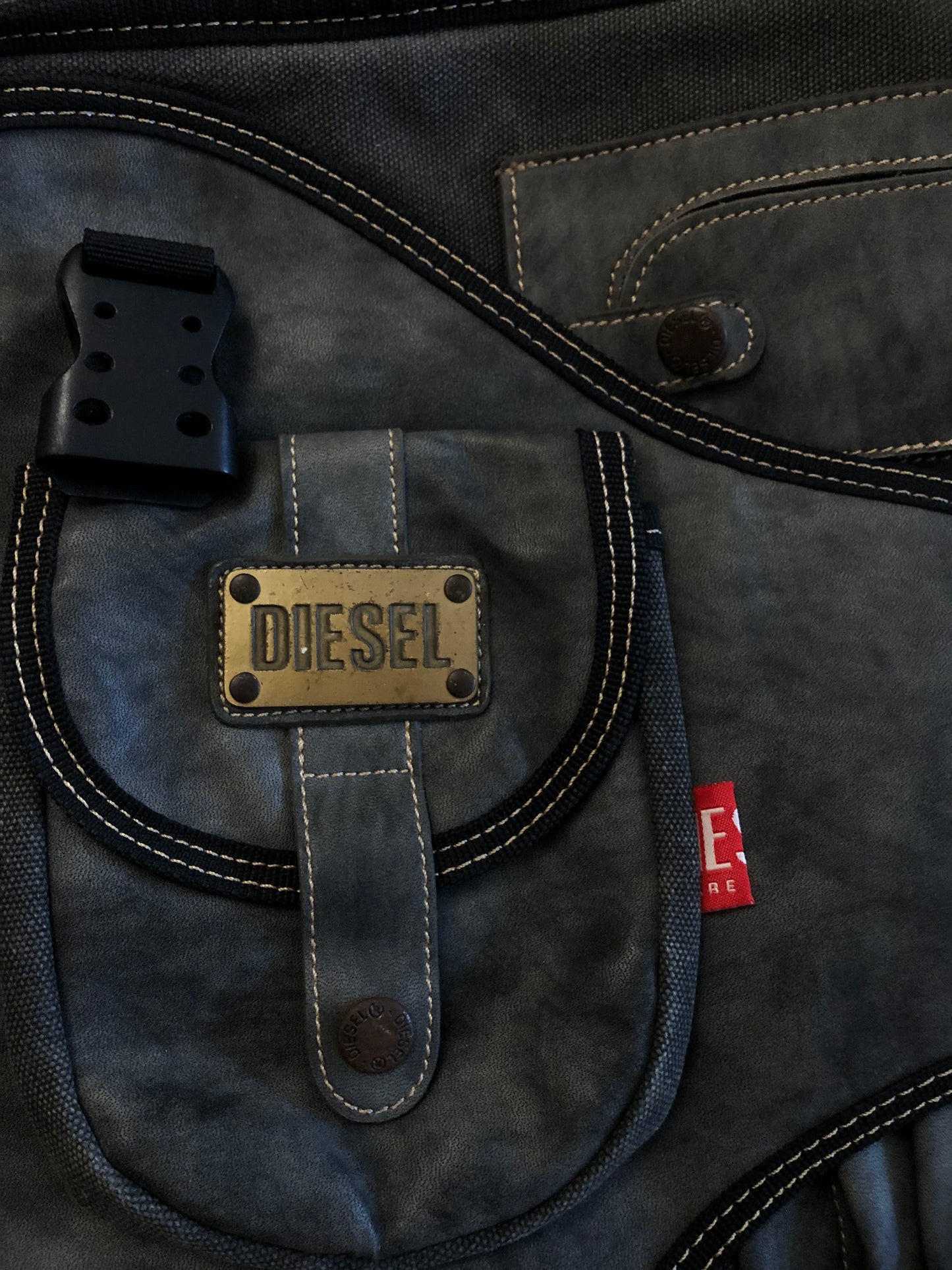 Vintage Diesel Military Umhängetasche