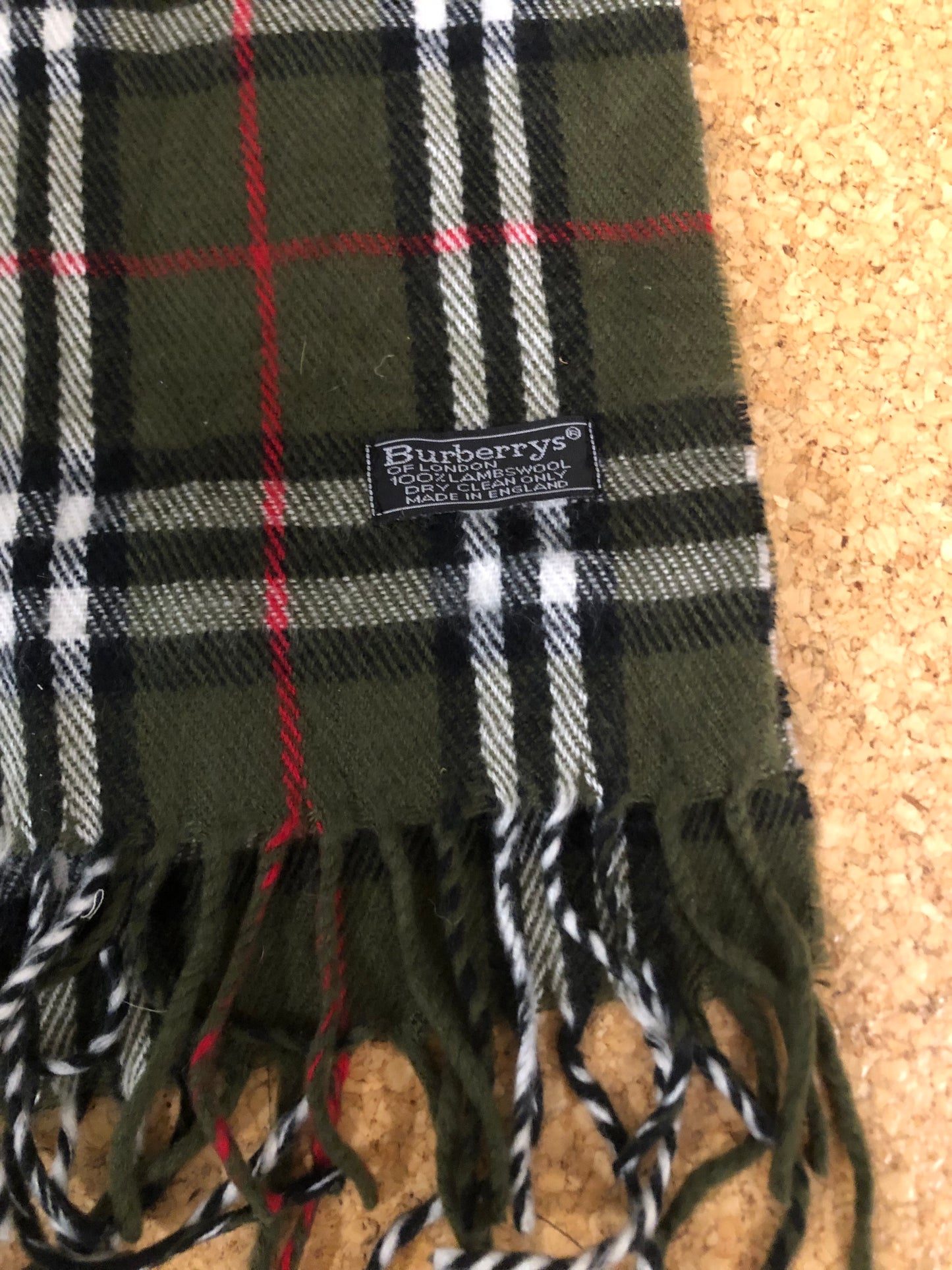 Vintage Burberry scarf