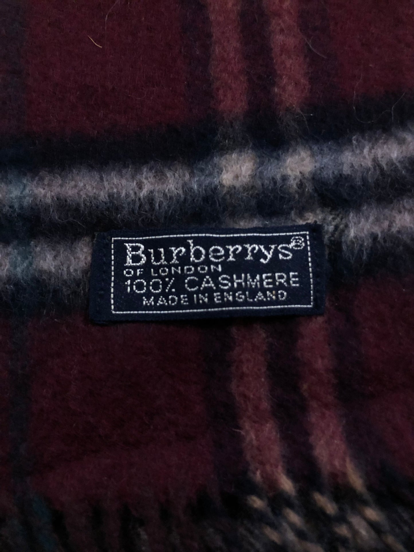 Vintage Burberry scarf