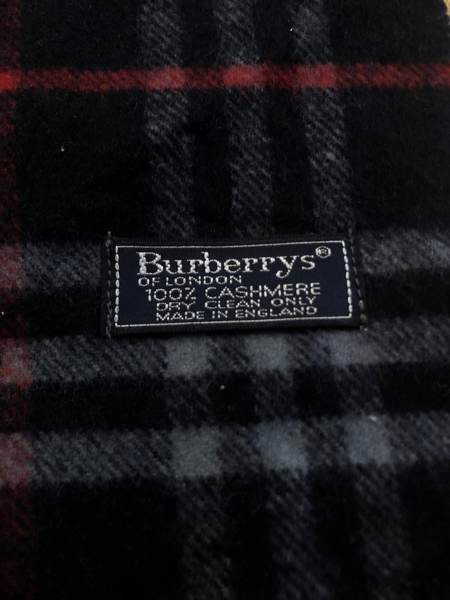 Vintage Burberry scarf blue