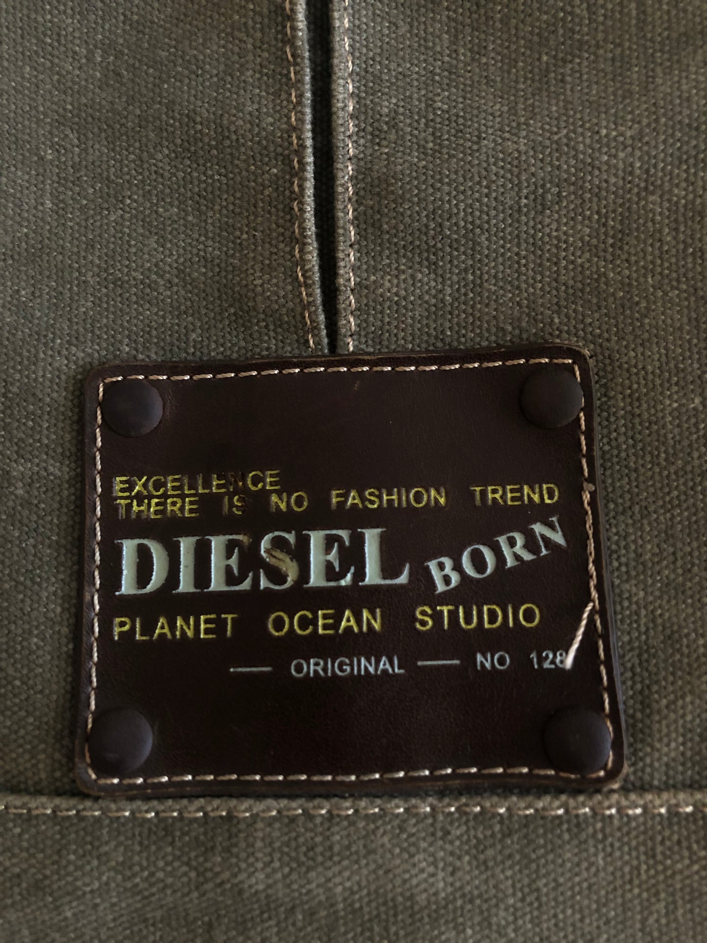 Vintage Diesel military Umhängetasche