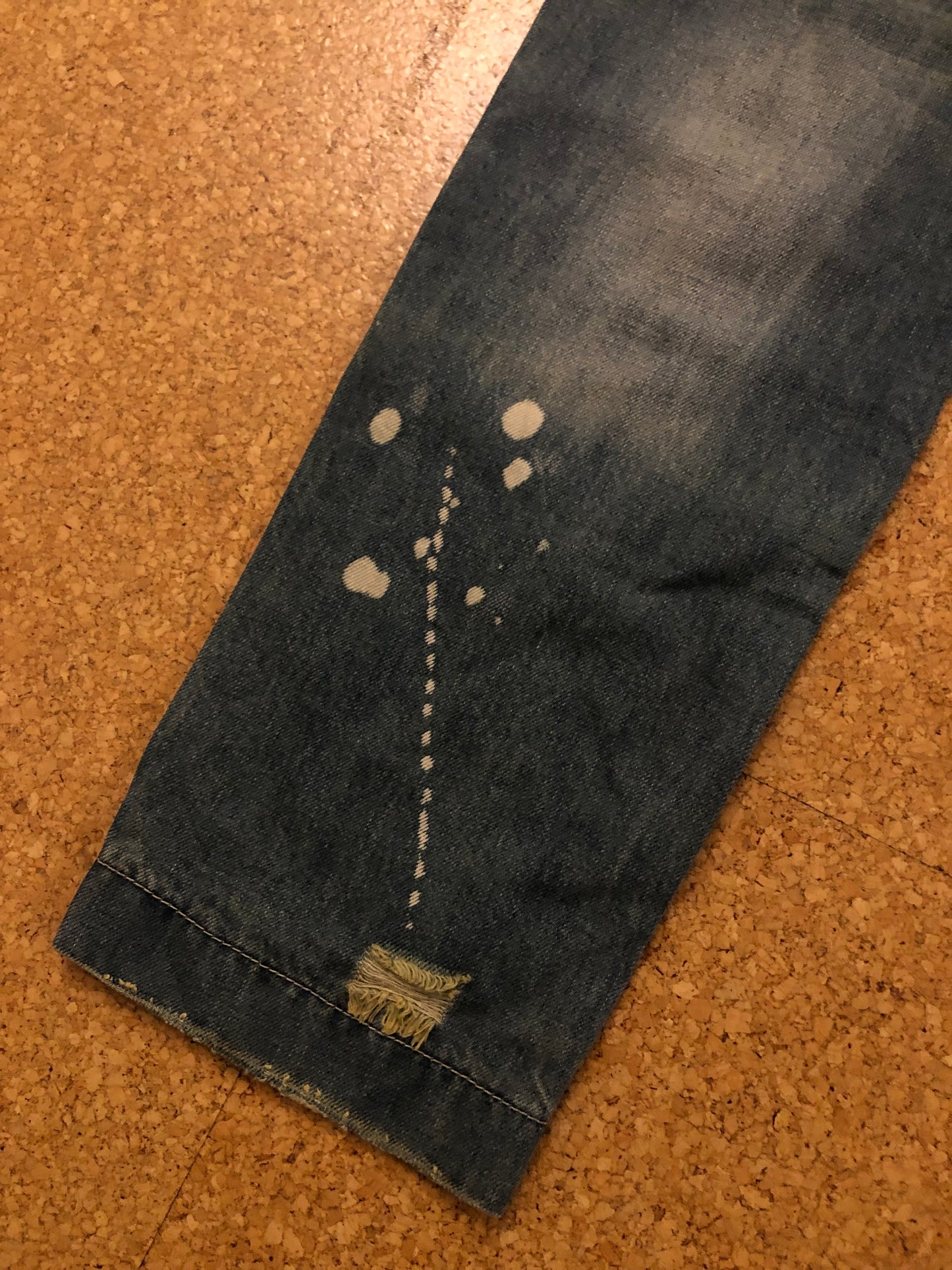 Vintage D&G distressed straight denim (W30/S)
