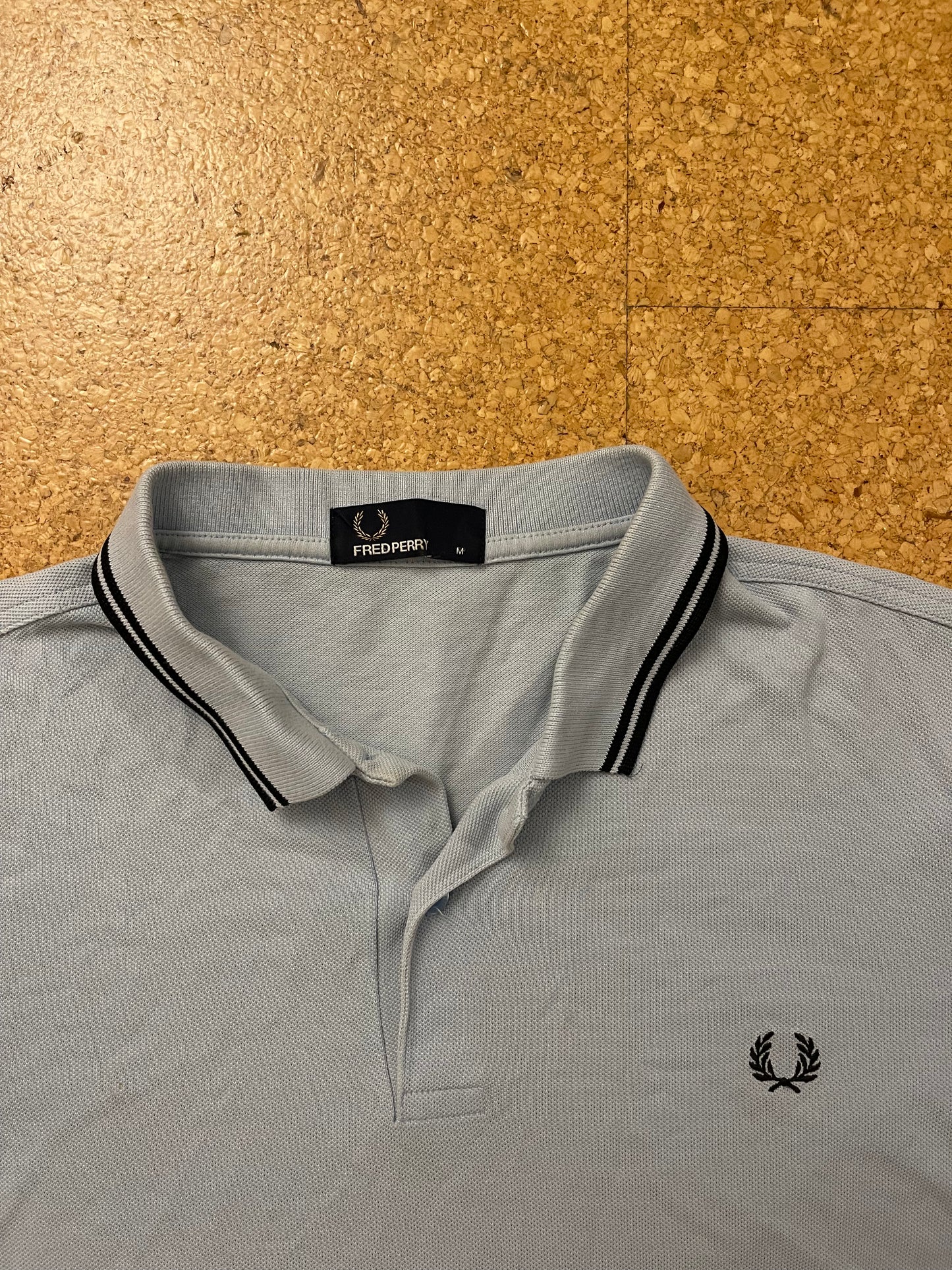 Fred Perry Polo (M) hellblau