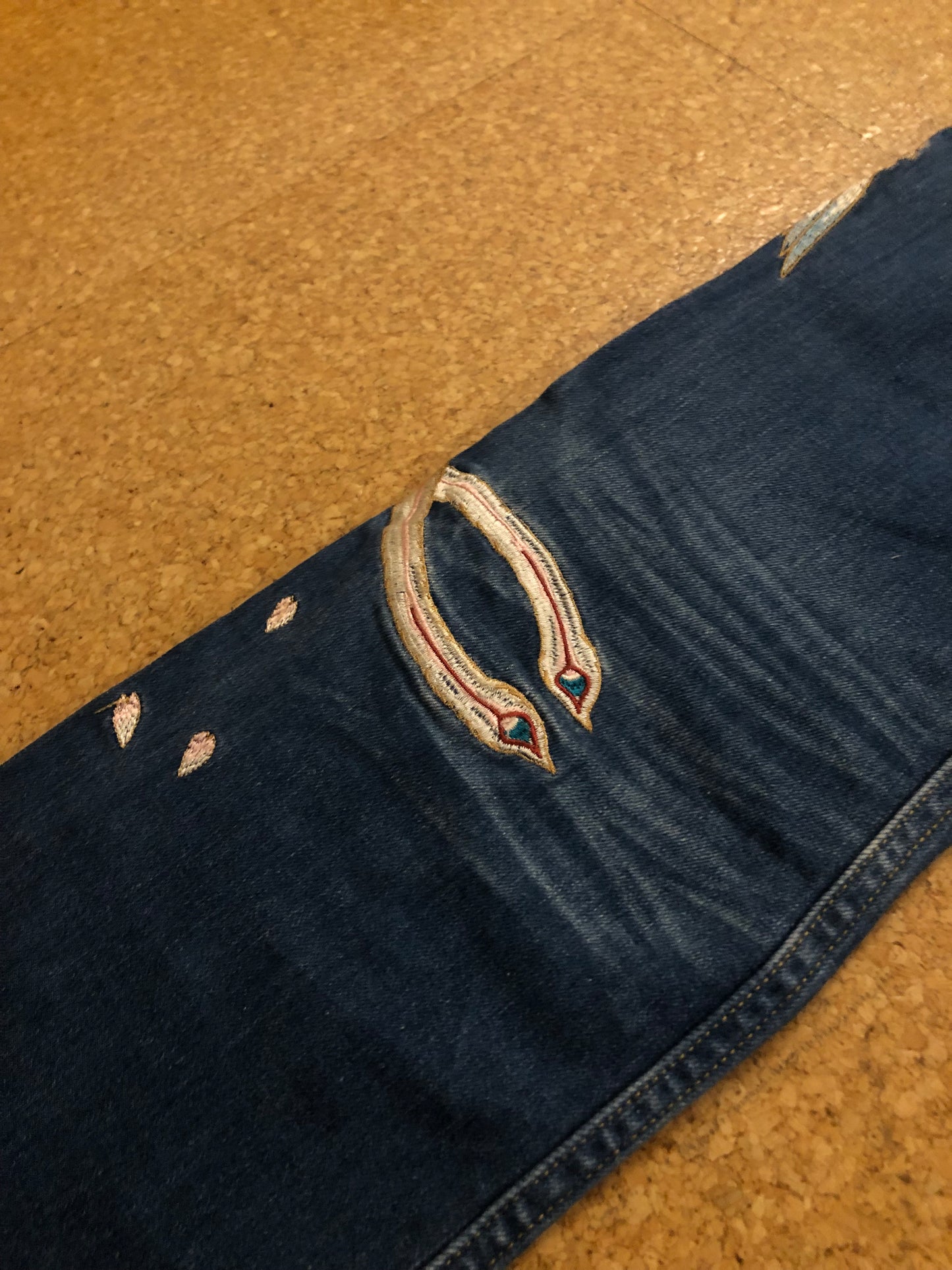 Karakuri Japanese denim jeans (S)