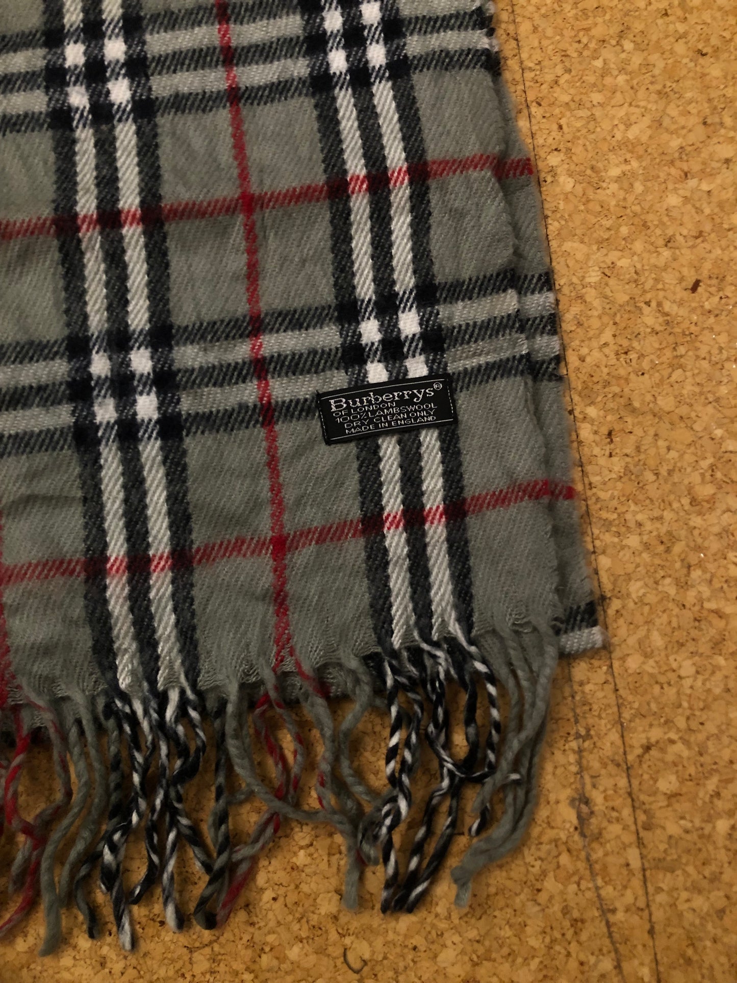 Vintage Burberry scarf