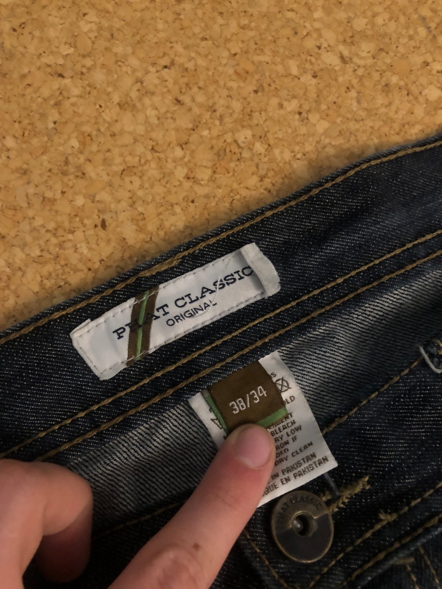 Phat classic vintage baggy jeans (W38)