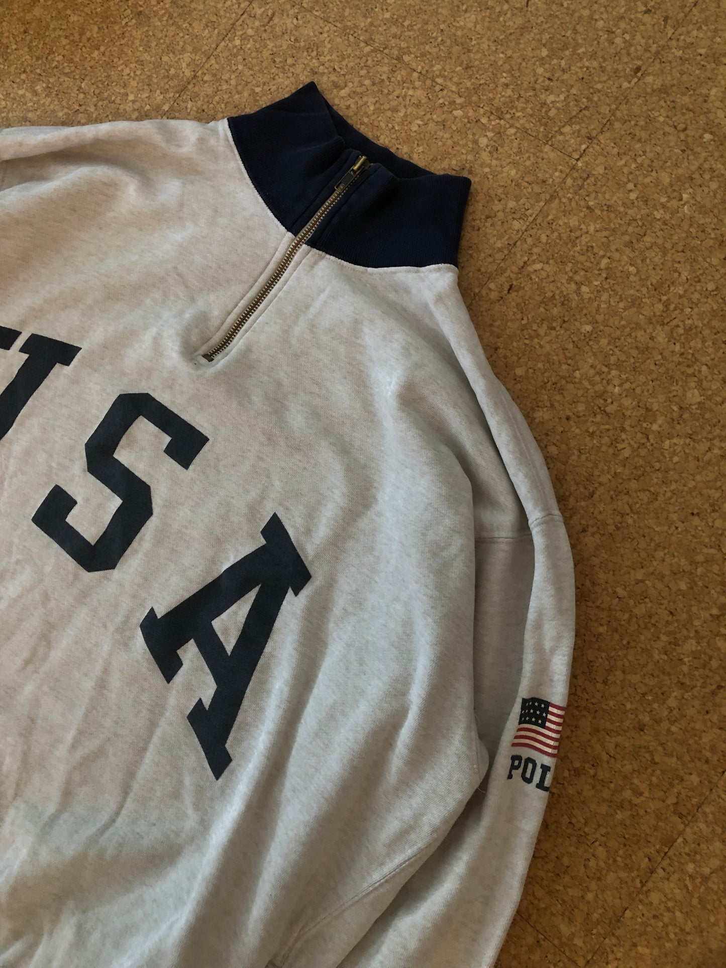 USA Polo Sport half zip (L)