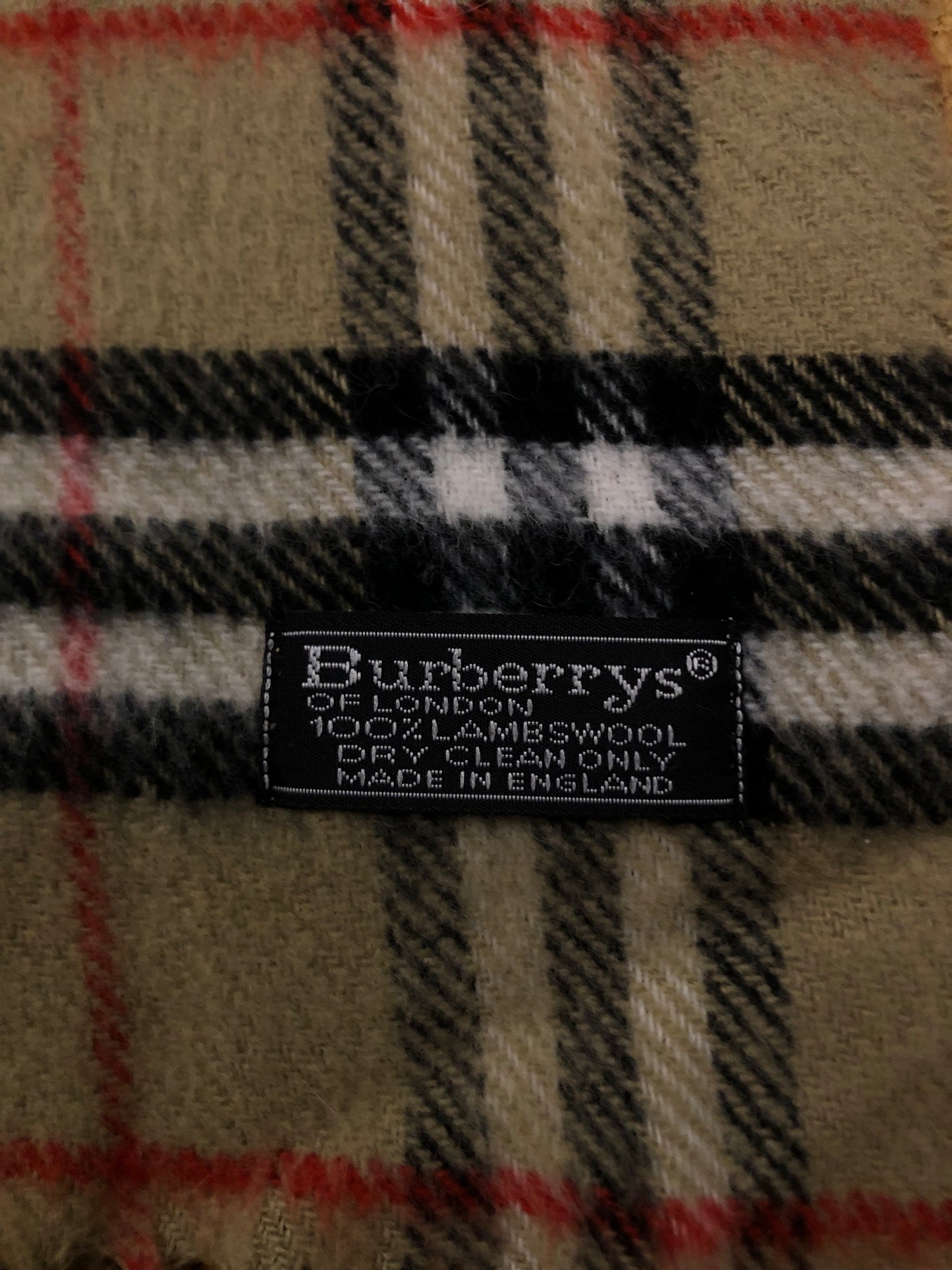 Vintage Burberry scarf