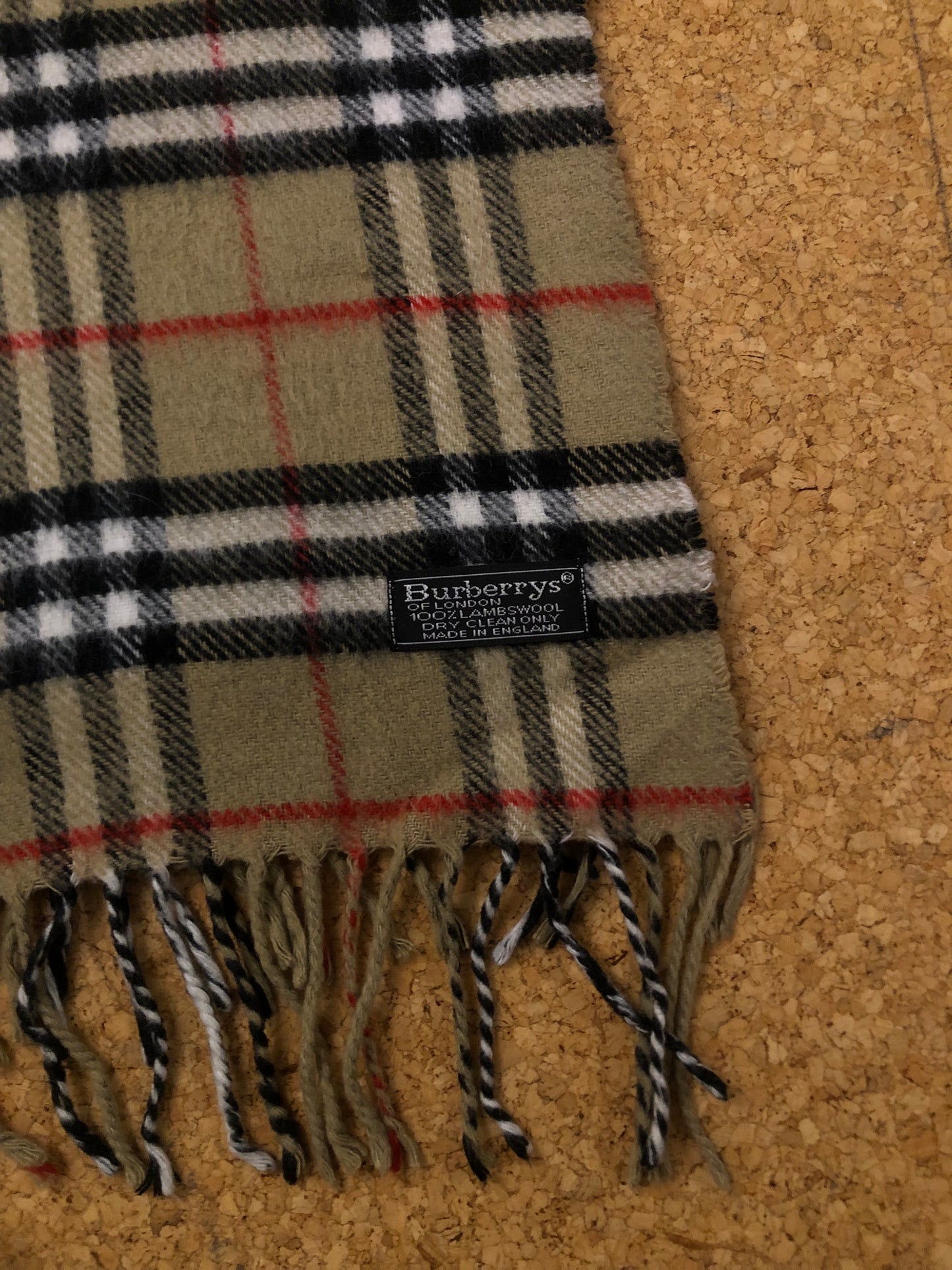 Vintage Burberry scarf