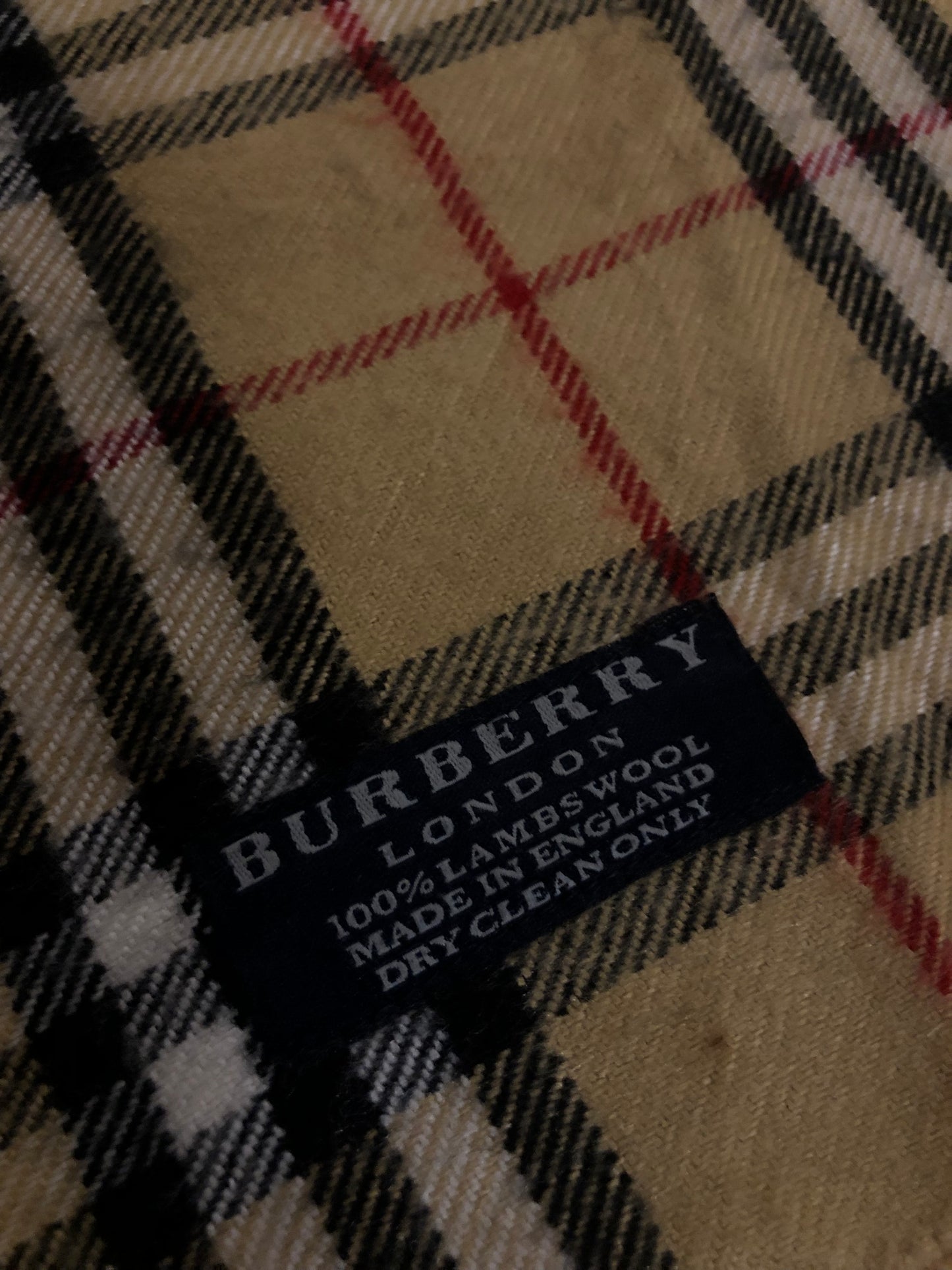 Vintage Burberry scarf