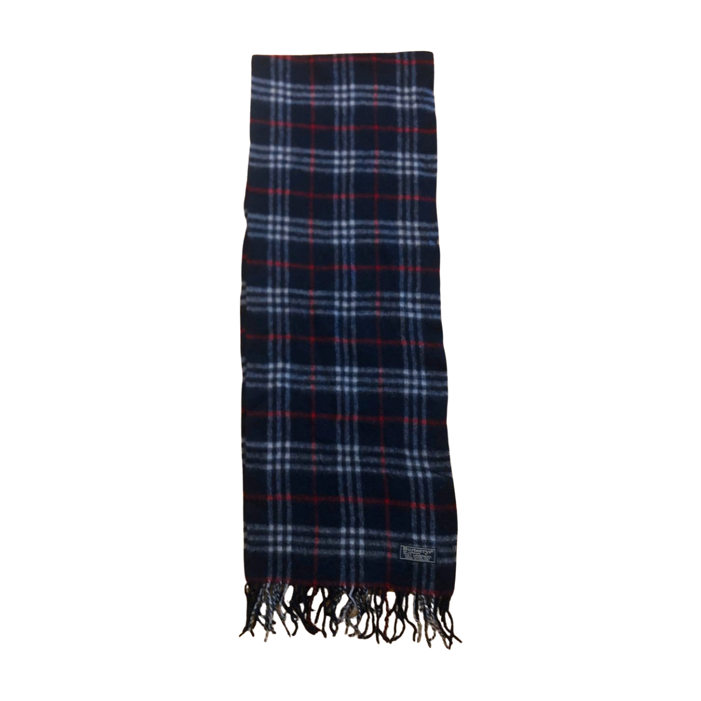 Vintage Burberry scarf blue