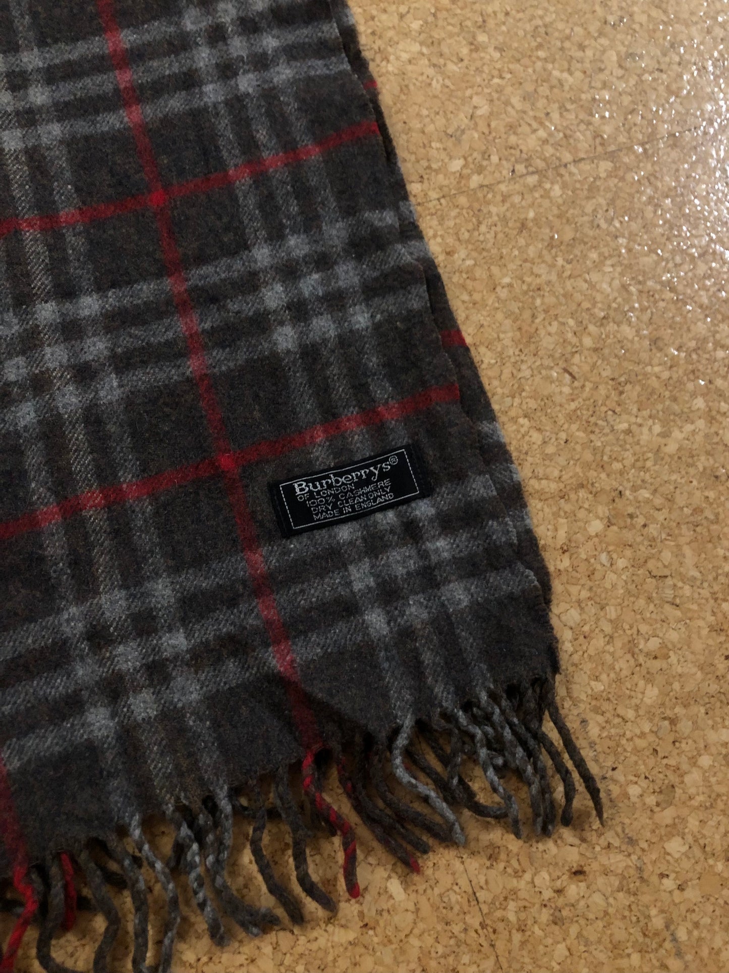 Vintage Burberry scarf