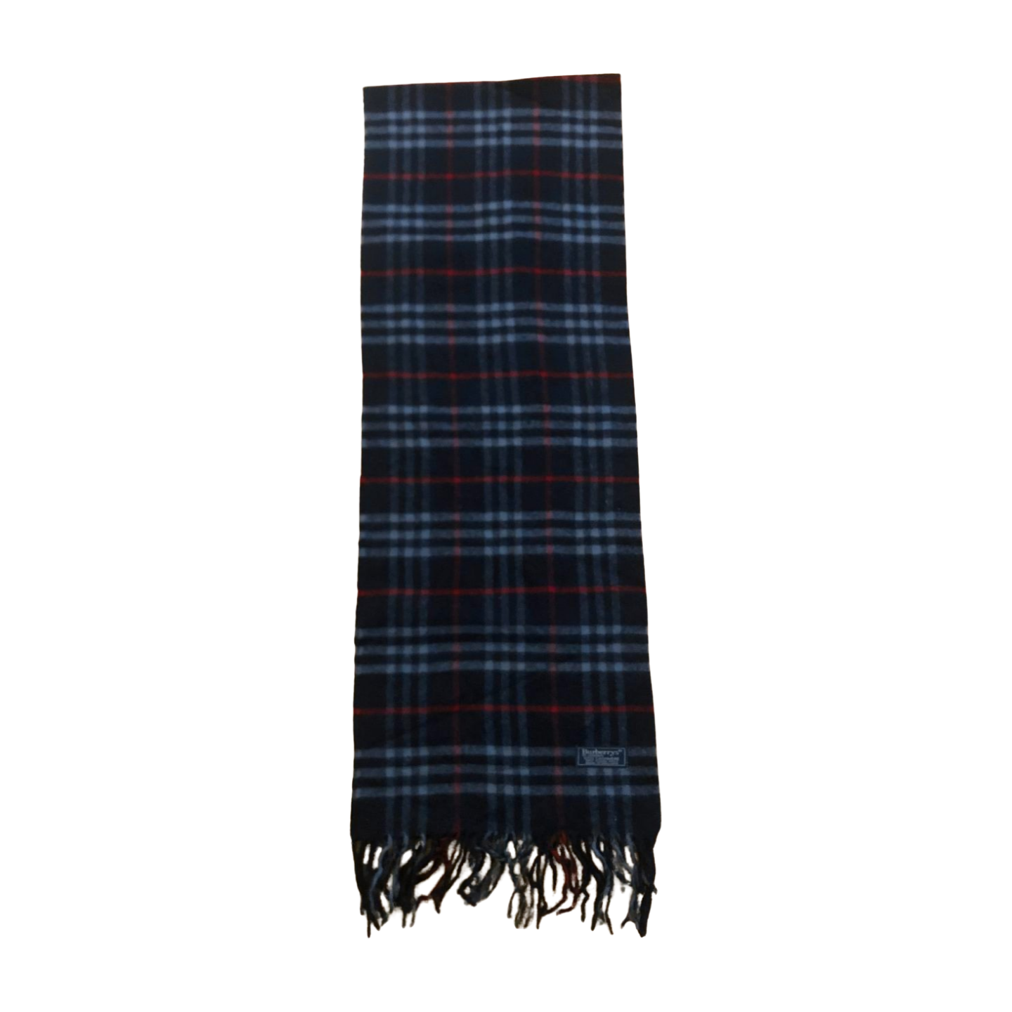 Vintage Burberry scarf blue