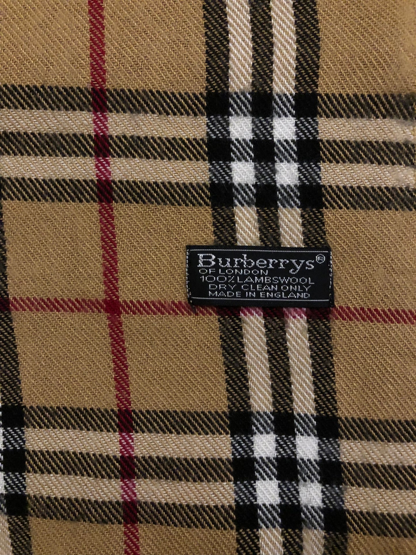 Vintage Burberry scarf