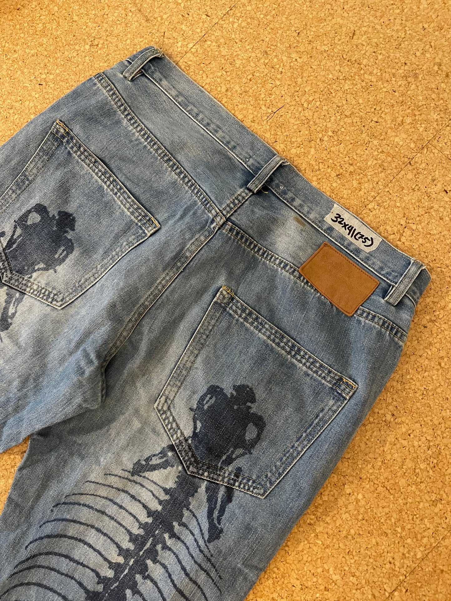 Vintage skelett denim Jeans (w32/M)