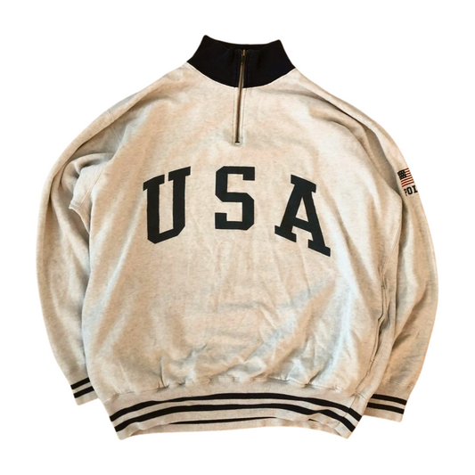 USA Polo Sport half zip (L)