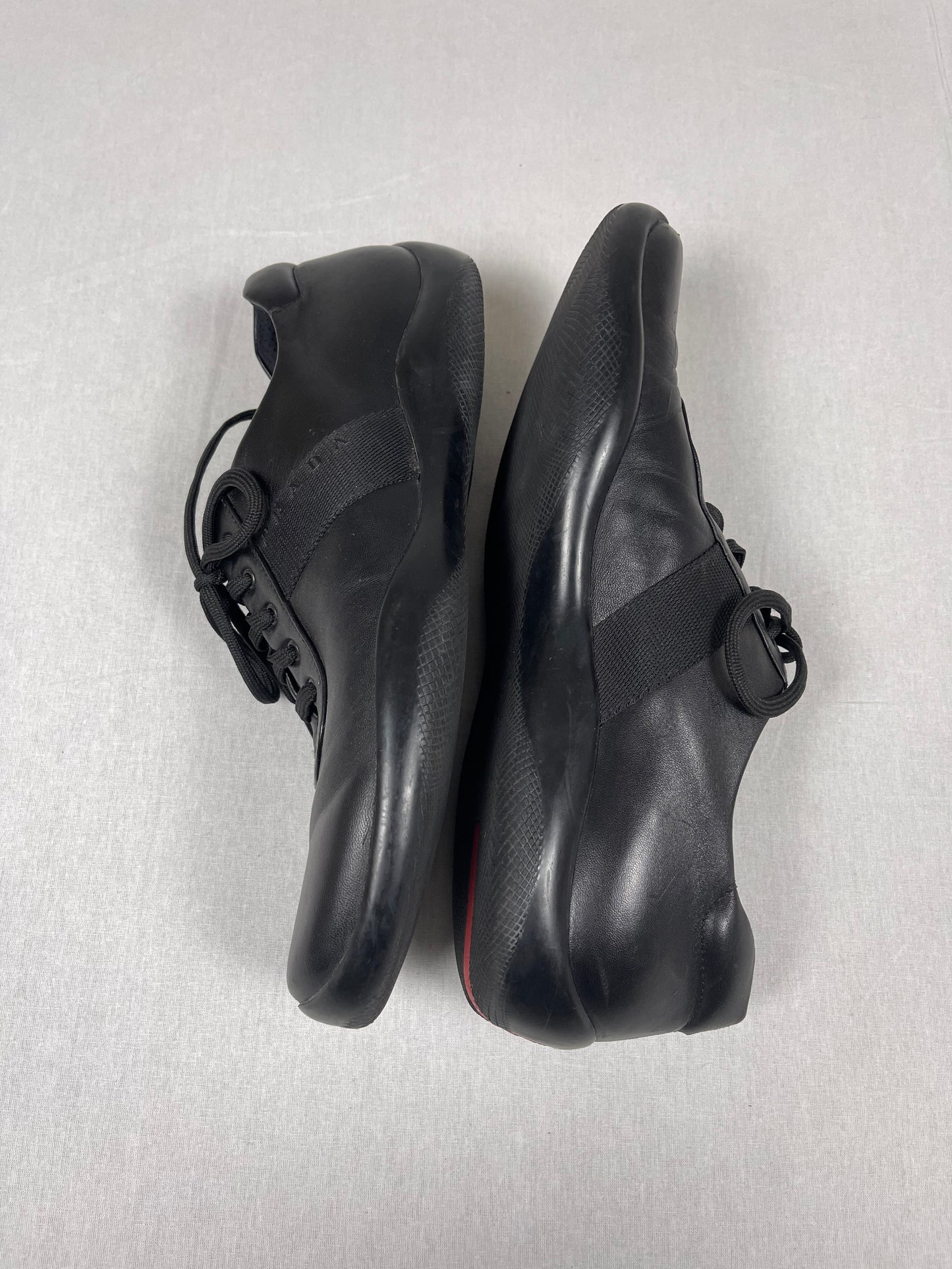 Vintage prada leather shoes (44)