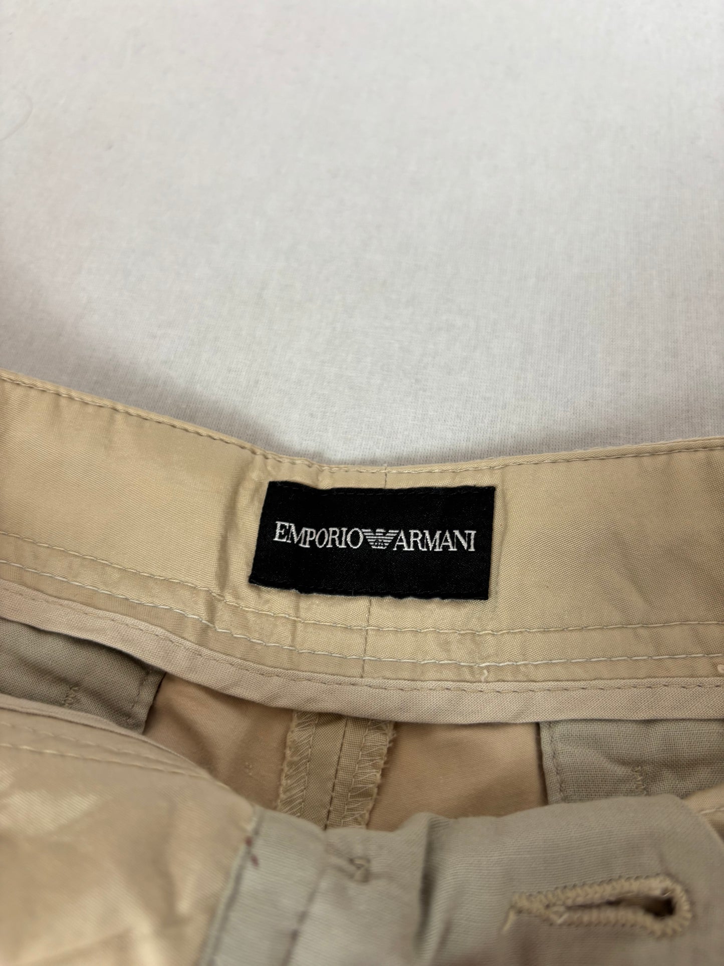 2000s Emporio Armani golden Pants (W30)