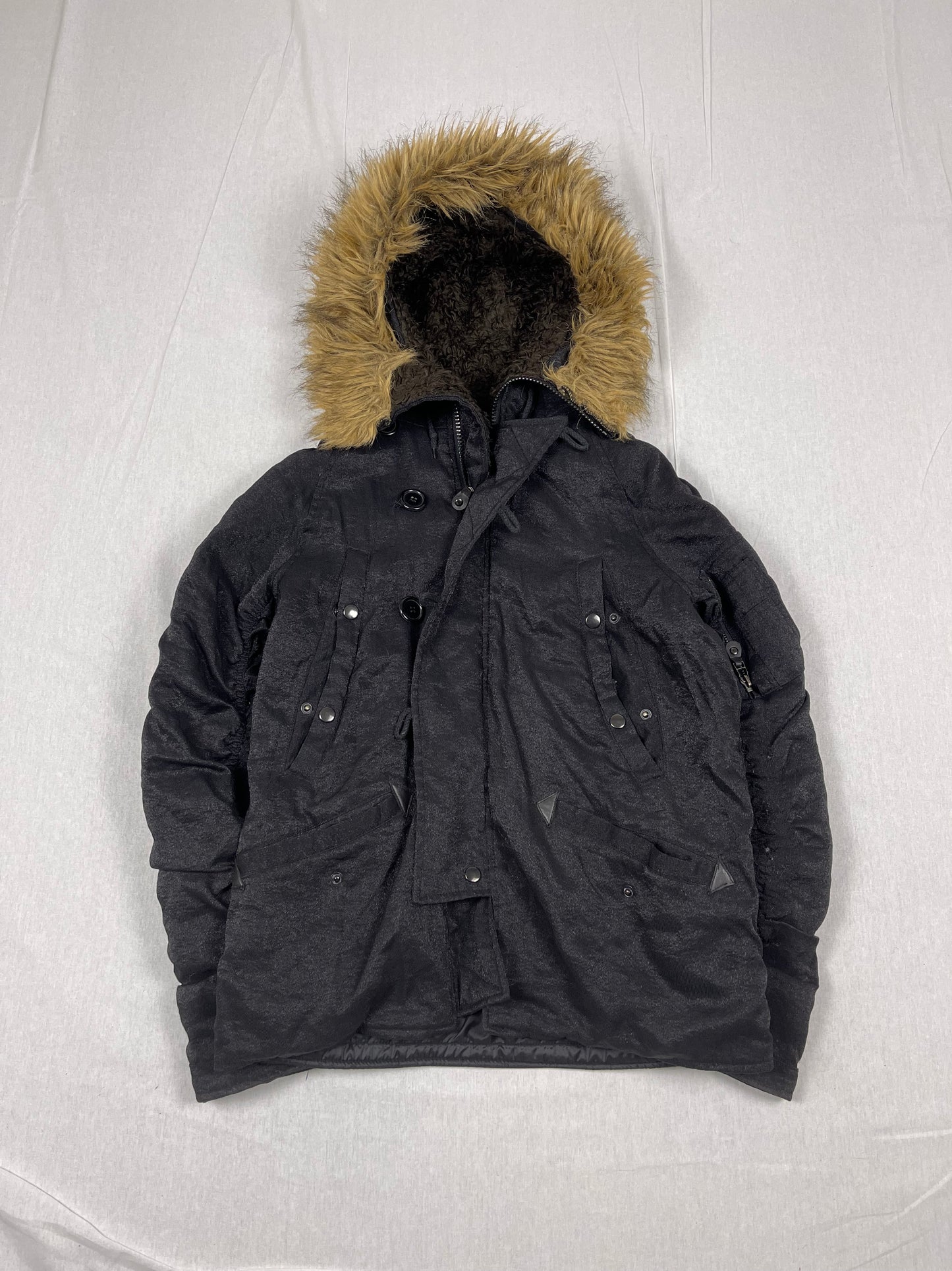 Japanese Fur hooded Jacket (s)