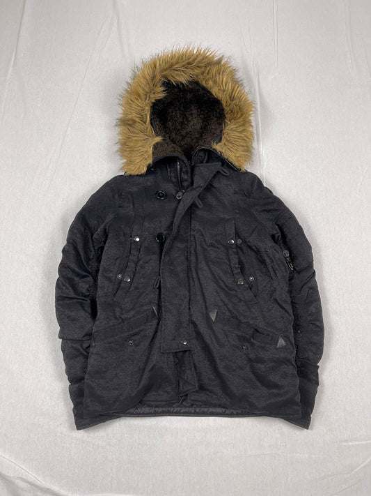 Japanese Fur hooded Jacket (s)